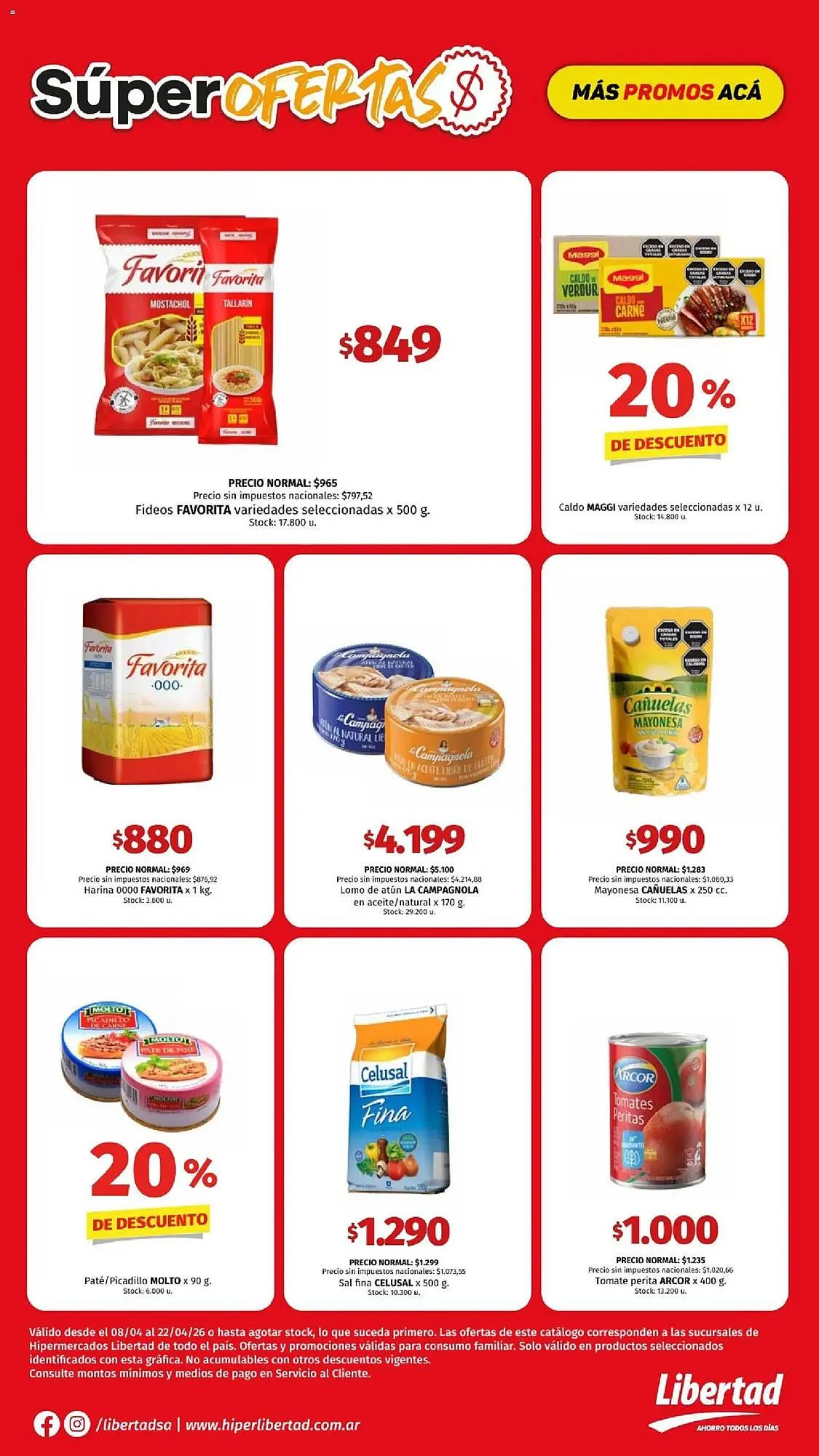 Ofertas de Catálogo Hipermercado Libertad 8 de abril al 22 de abril 2026 - Página 2 del catálogo