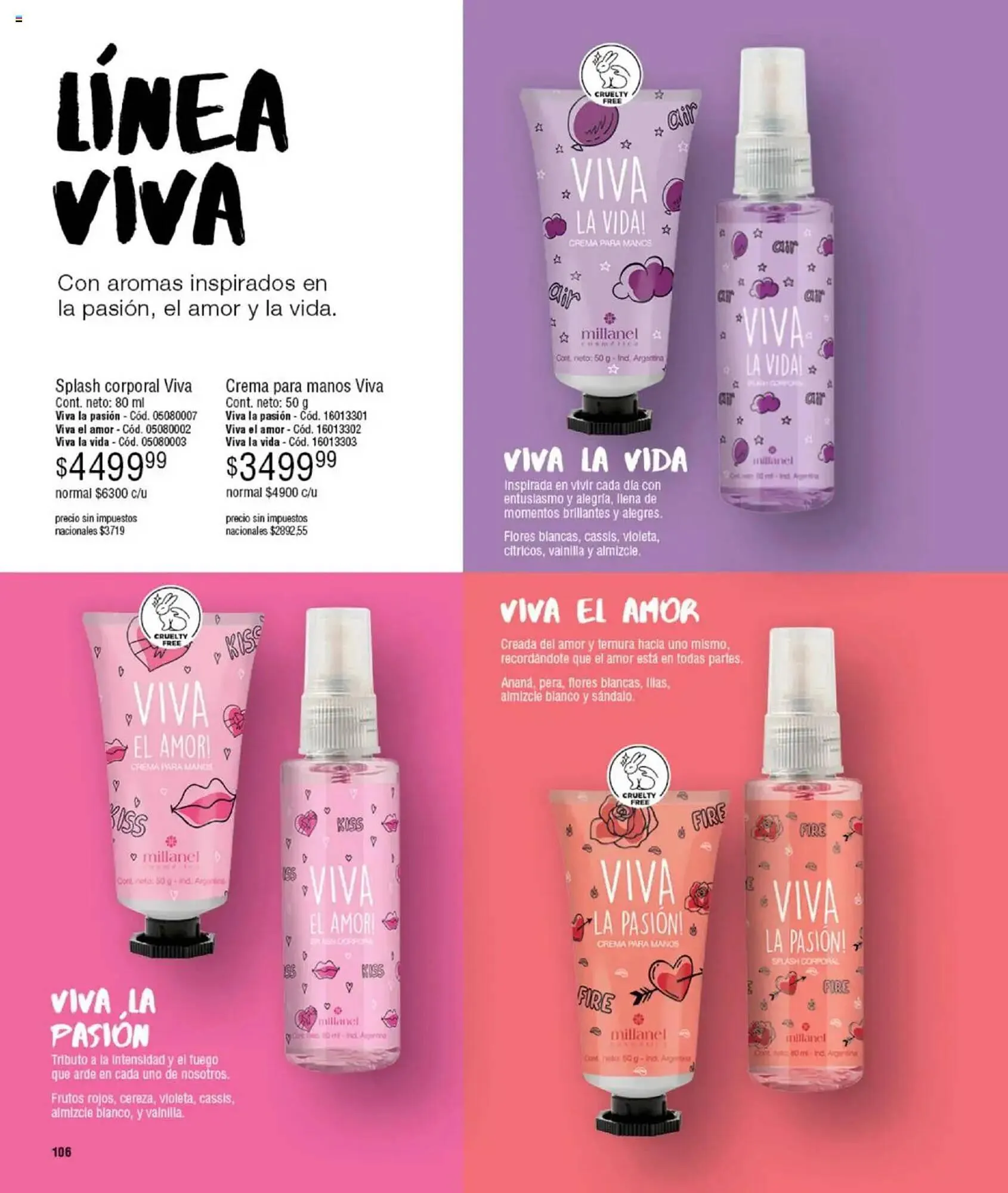 Ofertas de Catálogo Millanel Cosmética 15 de septiembre al 20 de octubre 2025 - Página 106 del catálogo