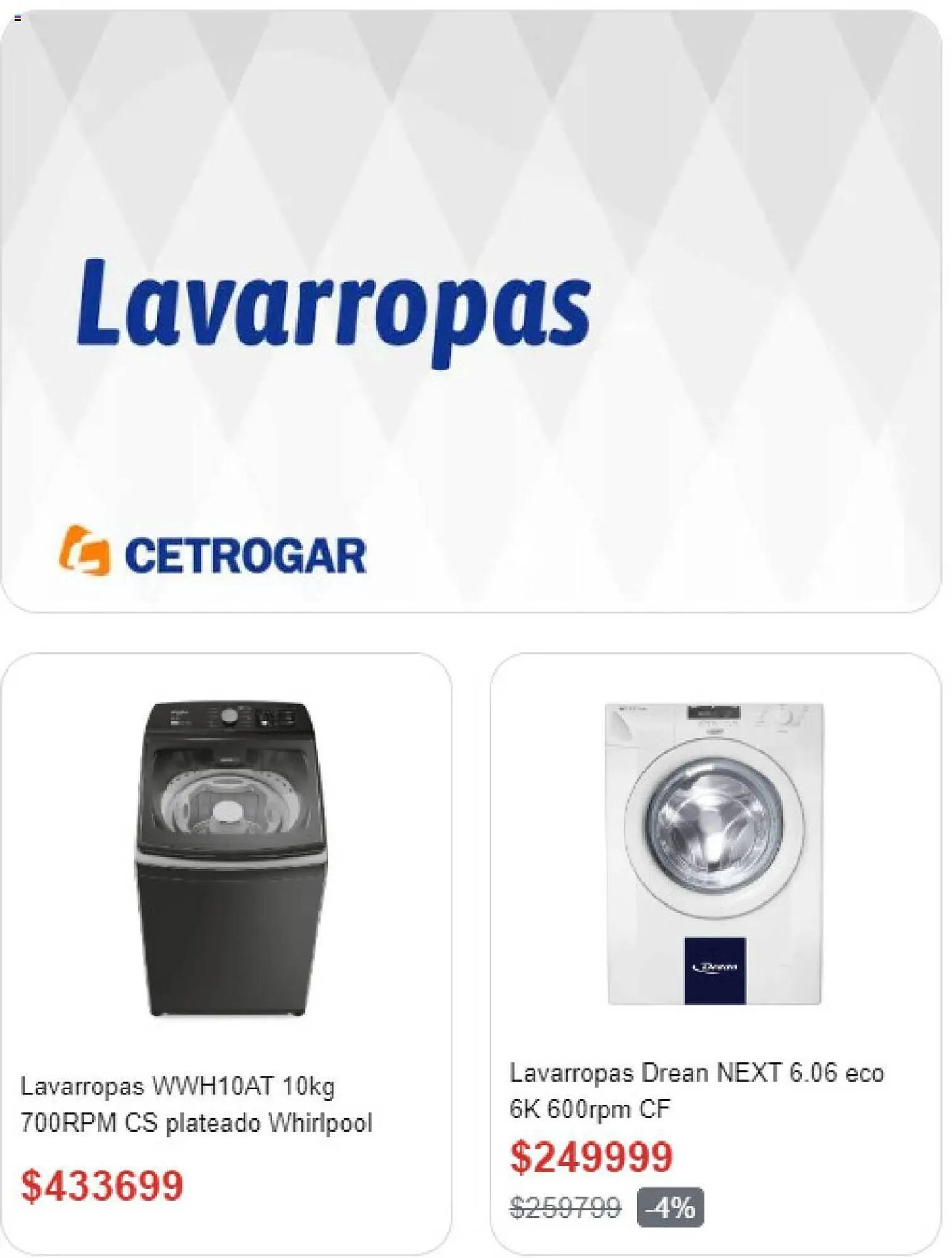 Ofertas de Catálogo Cetrogar 18 de septiembre al 30 de septiembre 2023 - Página 12 del catálogo