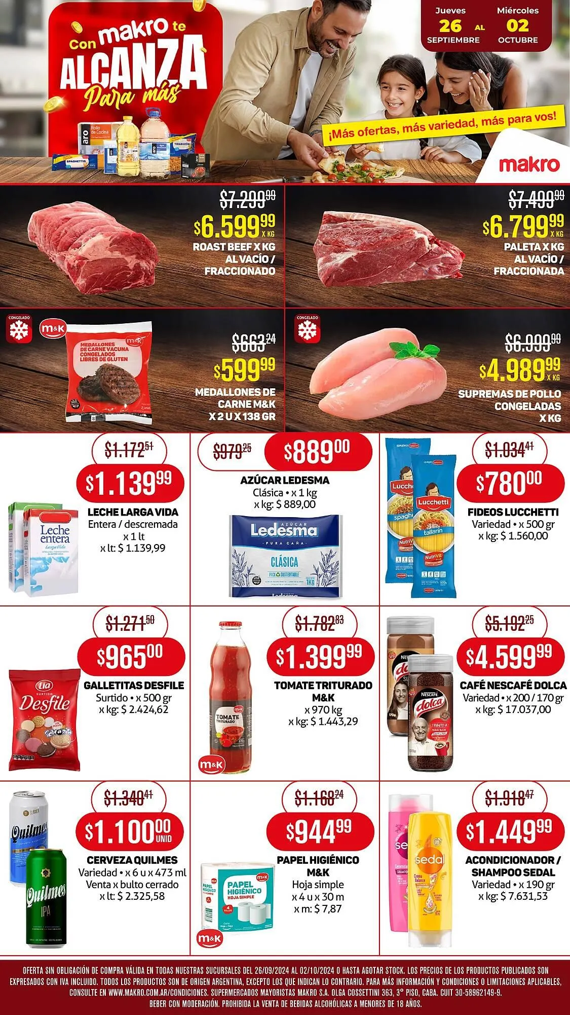 Ofertas de Catálogo Makro 26 de septiembre al 2 de octubre 2024 - Página 1 del catálogo