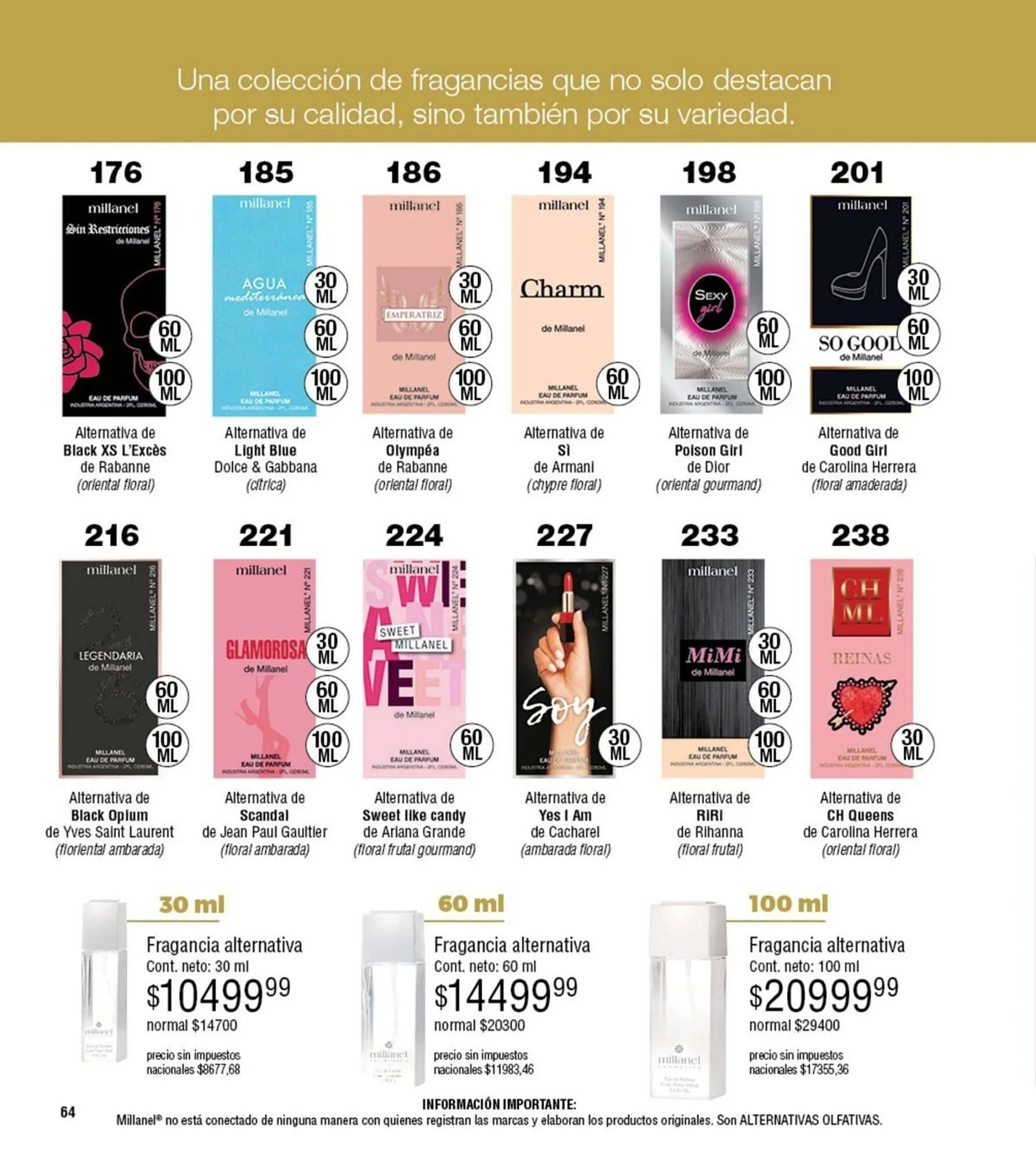 Ofertas de Catálogo Millanel Cosmética 2 de febrero al 1 de marzo 2026 - Página 64 del catálogo