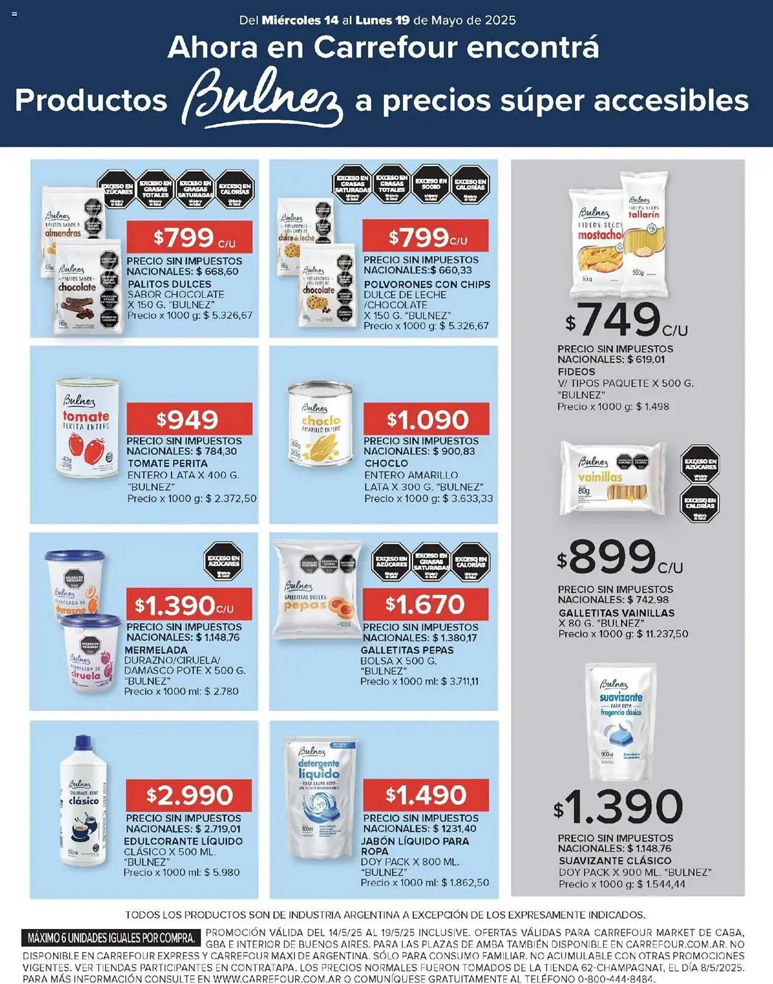 Ofertas de Catálogo Carrefour Market 14 de mayo al 20 de mayo 2025 - Página 11 del catálogo