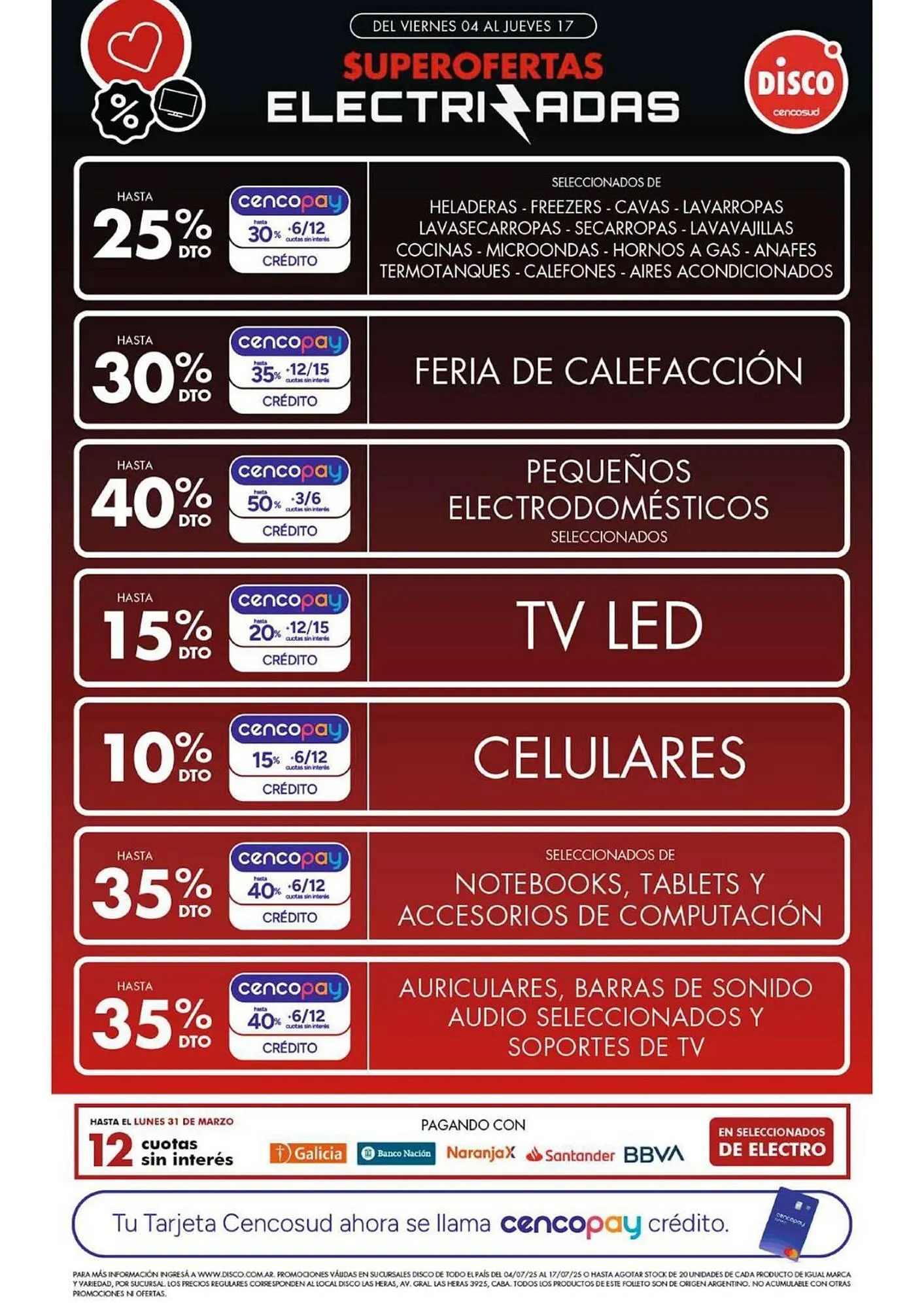 Ofertas de Catálogo Disco 4 de julio al 17 de julio 2025 - Página 1 del catálogo