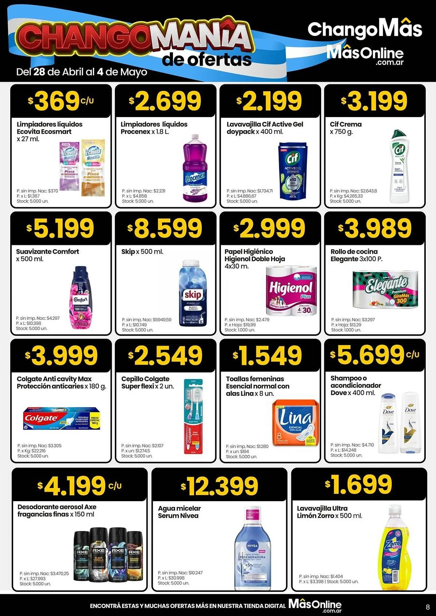Ofertas de Catálogo Changomas 28 de abril al 4 de mayo 2026 - Página 8 del catálogo