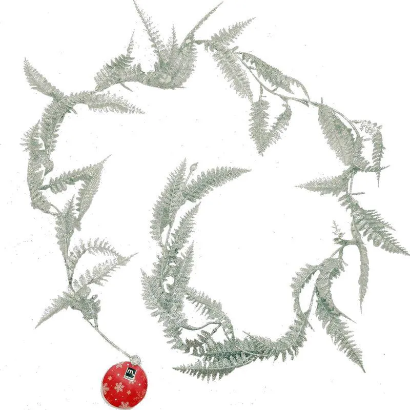 Guirn Flores Silver 170Cm Metálica N1