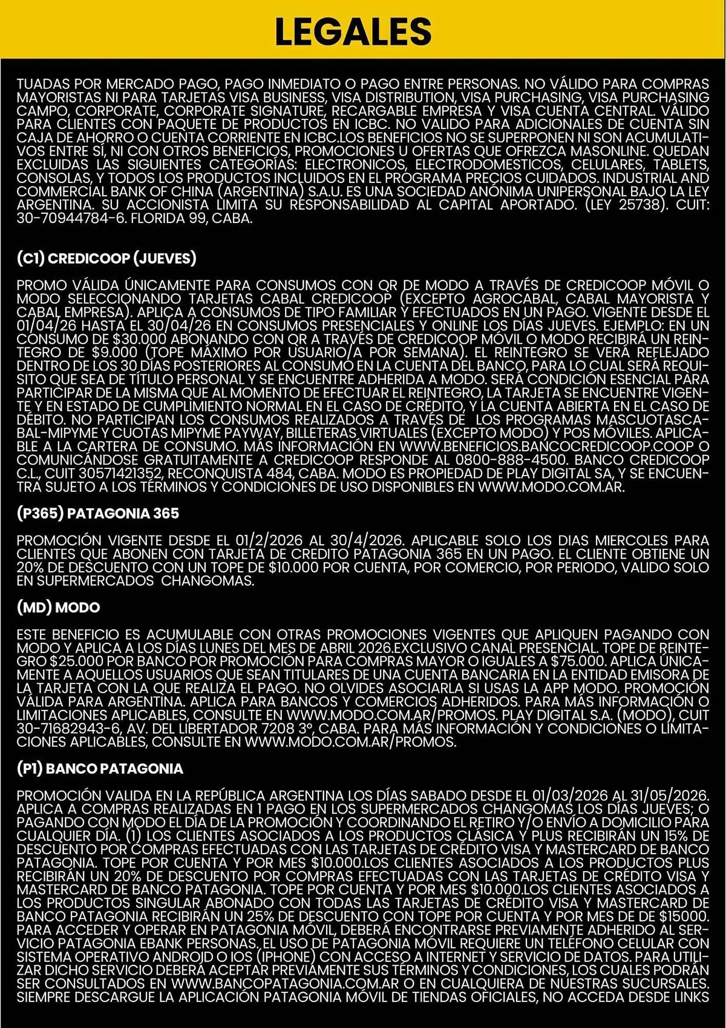Ofertas de Catálogo Changomas 7 de abril al 30 de abril 2026 - Página 8 del catálogo
