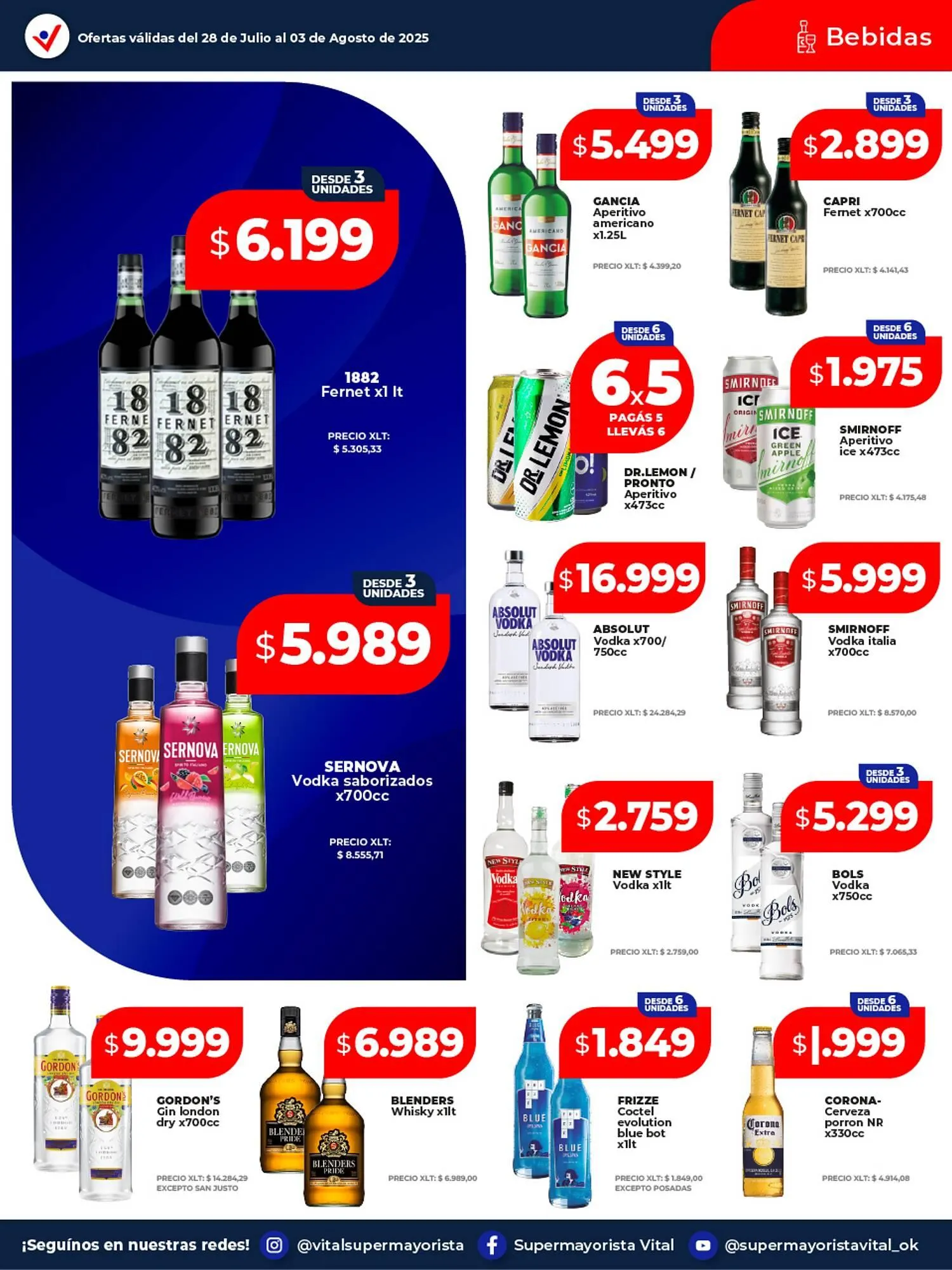 Ofertas de Catálogo Supermayorista Vital 30 de julio al 3 de agosto 2025 - Página 12 del catálogo