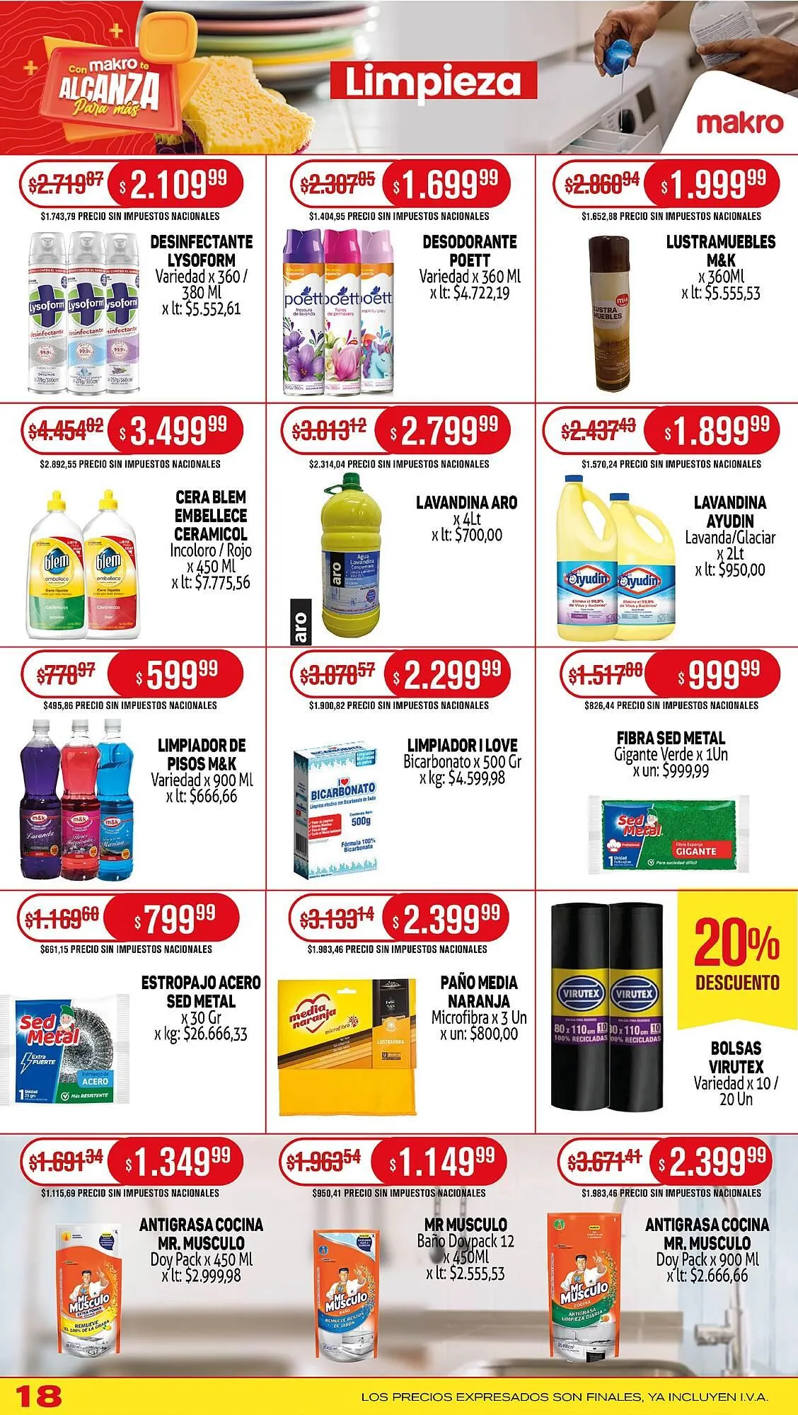 Ofertas de Catálogo Makro 5 de junio al 12 de junio 2025 - Página 18 del catálogo