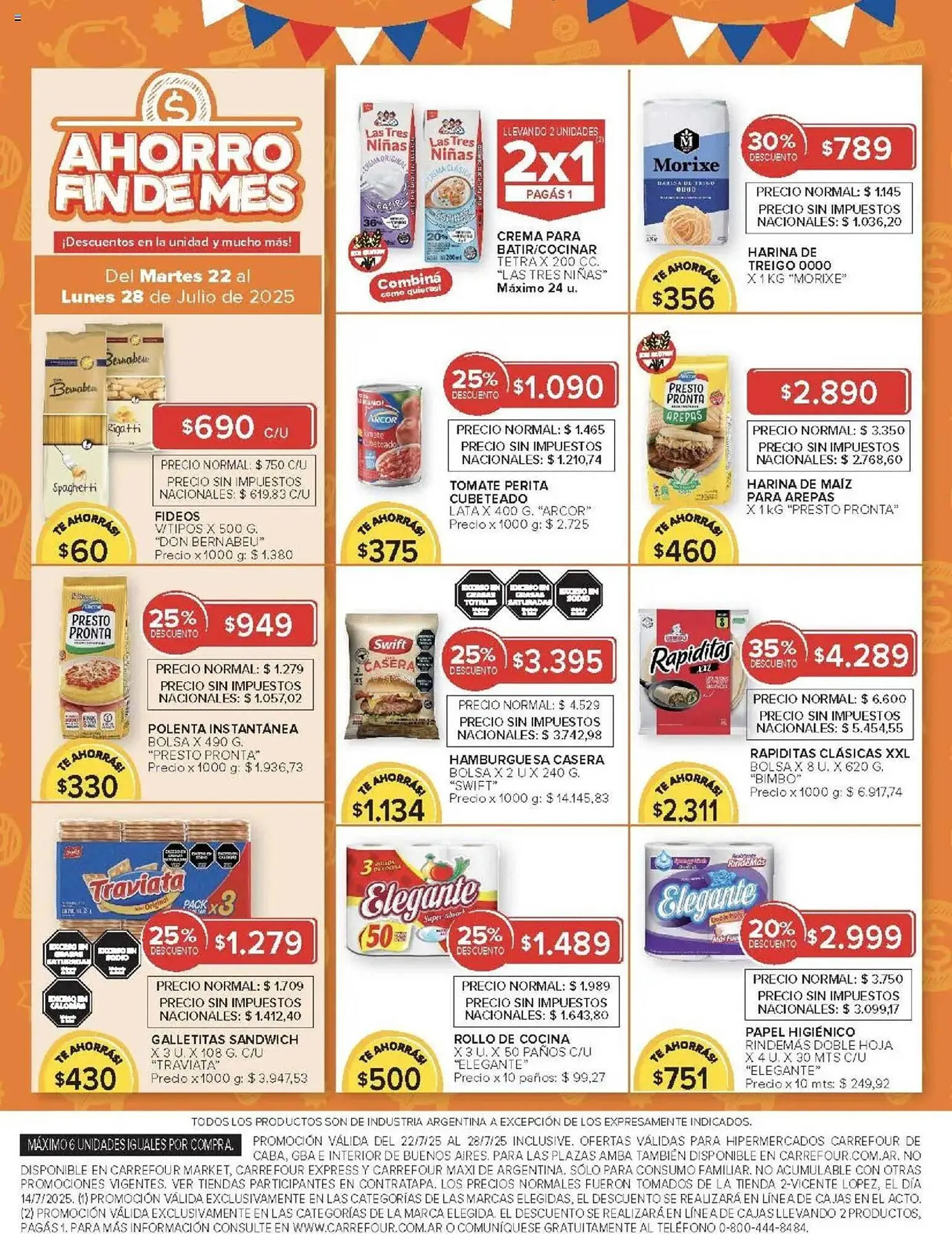 Ofertas de Catálogo Carrefour 22 de julio al 28 de julio 2025 - Página 14 del catálogo