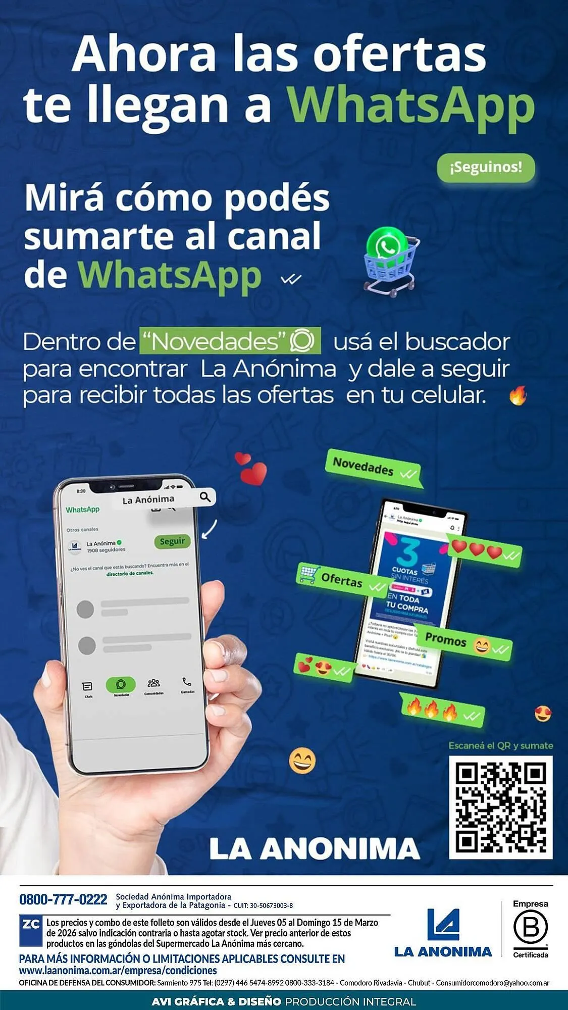 Ofertas de Catálogo La Anonima 5 de marzo al 15 de marzo 2026 - Página 16 del catálogo