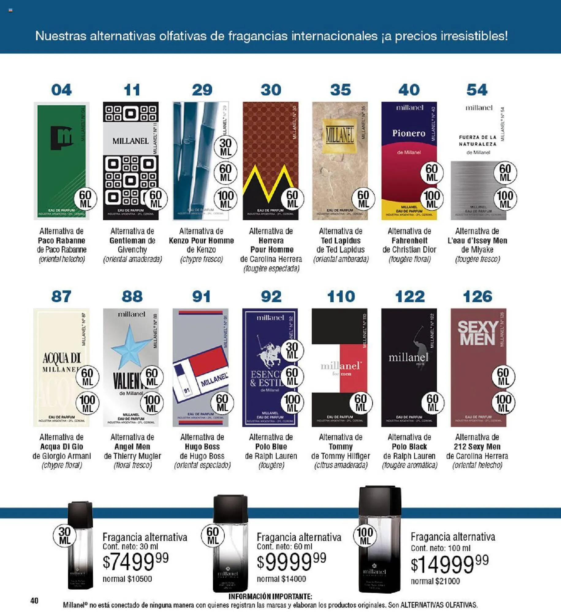 Ofertas de Catálogo Millanel Cosmética 11 de marzo al 7 de abril 2024 - Página 40 del catálogo