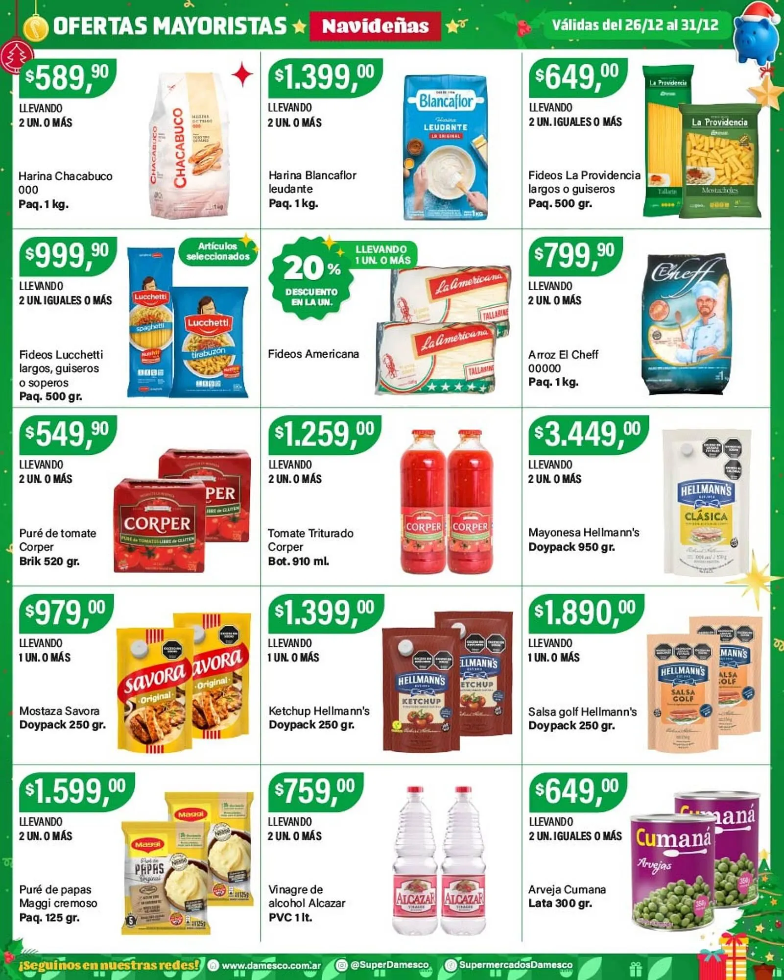 Ofertas de Catálogo Supermercados Damesco 26 de diciembre al 31 de diciembre 2025 - Página 3 del catálogo