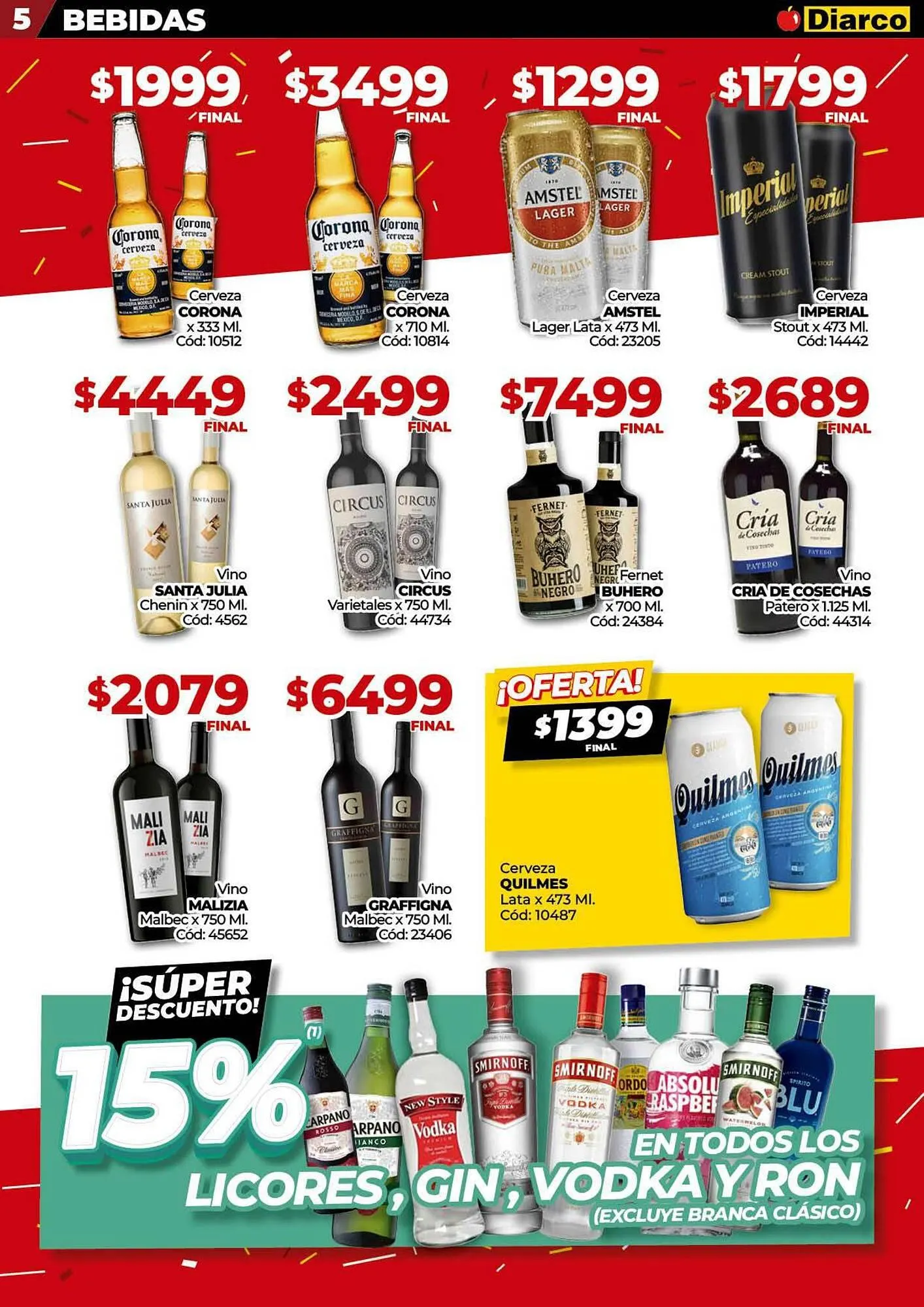 Ofertas de Catálogo Diarco 24 de febrero al 2 de marzo 2025 - Página 5 del catálogo