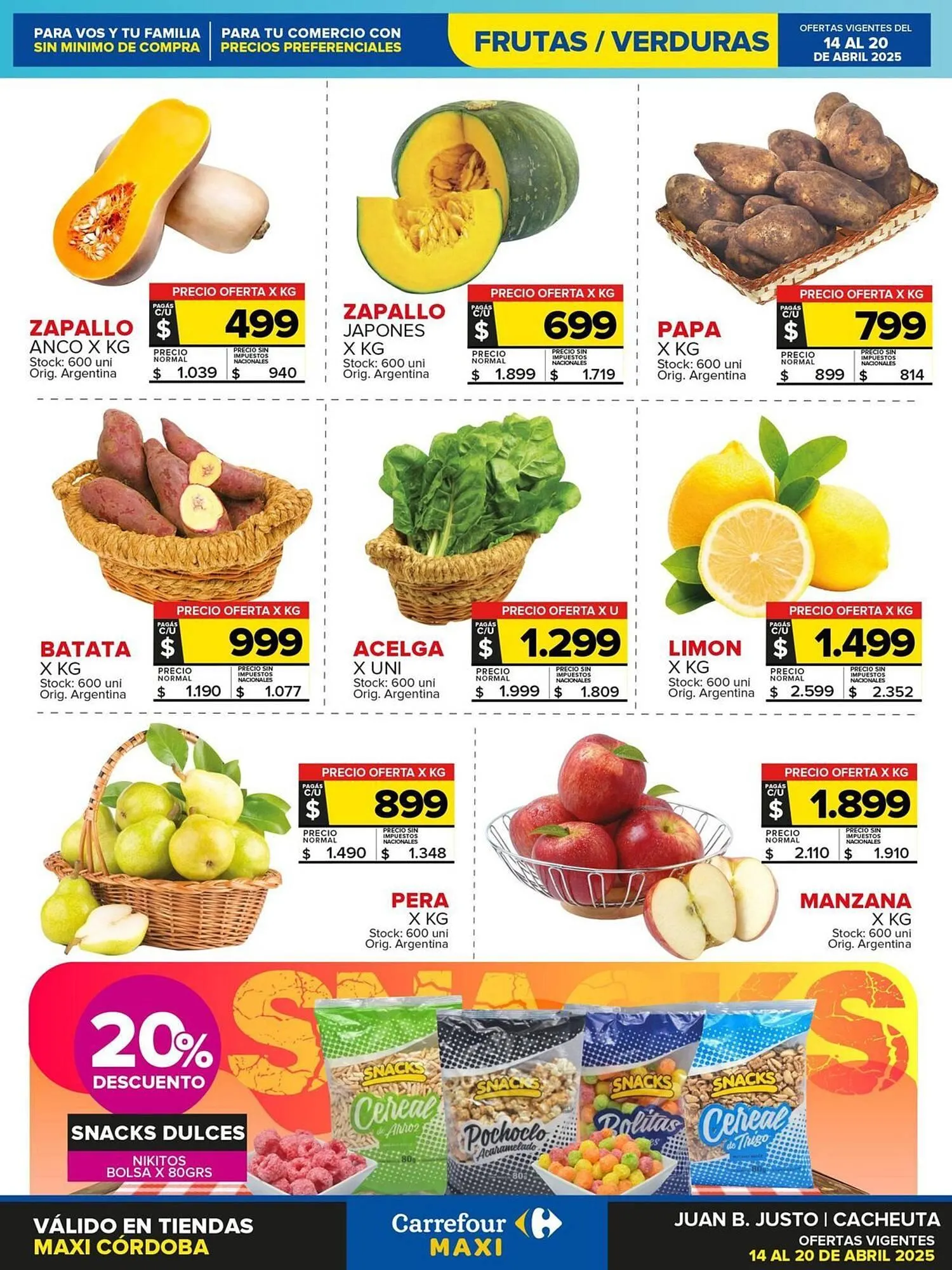 Ofertas de Catálogo Carrefour Maxi 15 de abril al 20 de abril 2025 - Página 1 del catálogo