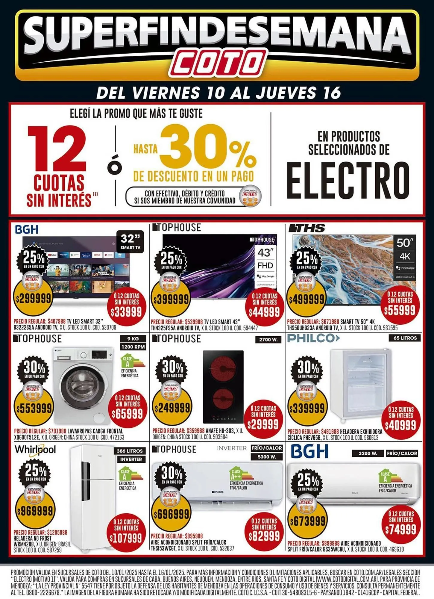 Ofertas de Catálogo Coto 10 de enero al 18 de enero 2025 - Página 1 del catálogo