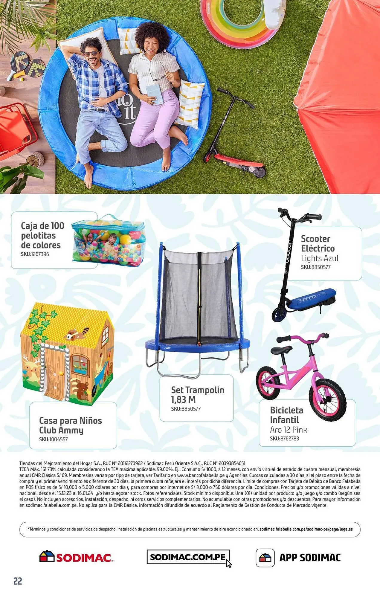 Ofertas de Catálogo Sodimac 30 de enero al 29 de febrero 2024 - Página 22 del catálogo