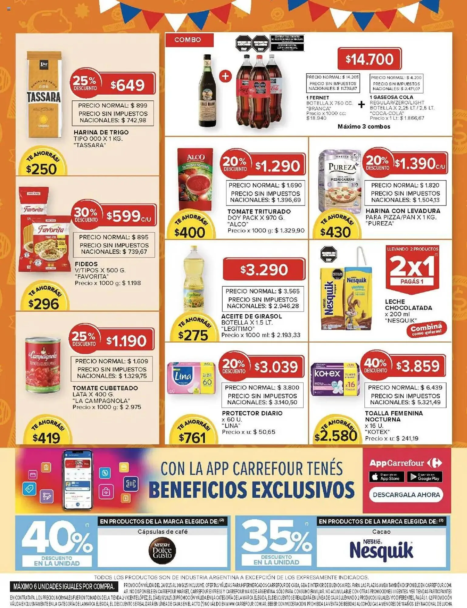Ofertas de Catálogo Carrefour 24 de junio al 30 de junio 2025 - Página 14 del catálogo