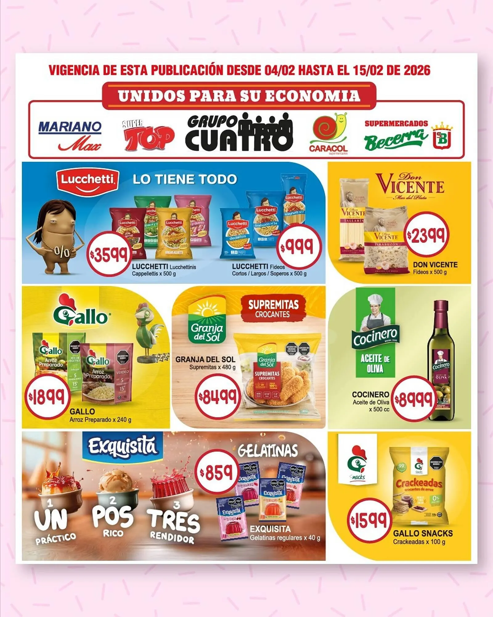 Ofertas de Catálogo Supermercados Caracol 4 de febrero al 15 de febrero 2026 - Página 3 del catálogo