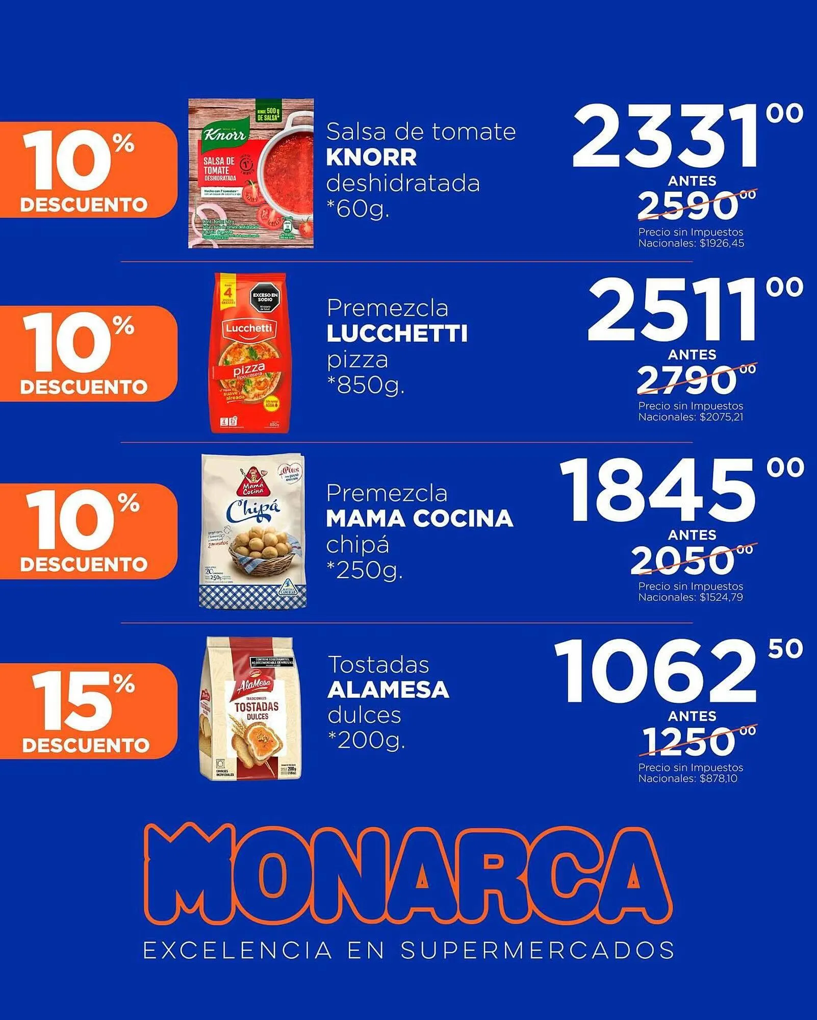 Ofertas de Catálogo Supermercados Monarca 1 de agosto al 5 de agosto 2025 - Página 3 del catálogo
