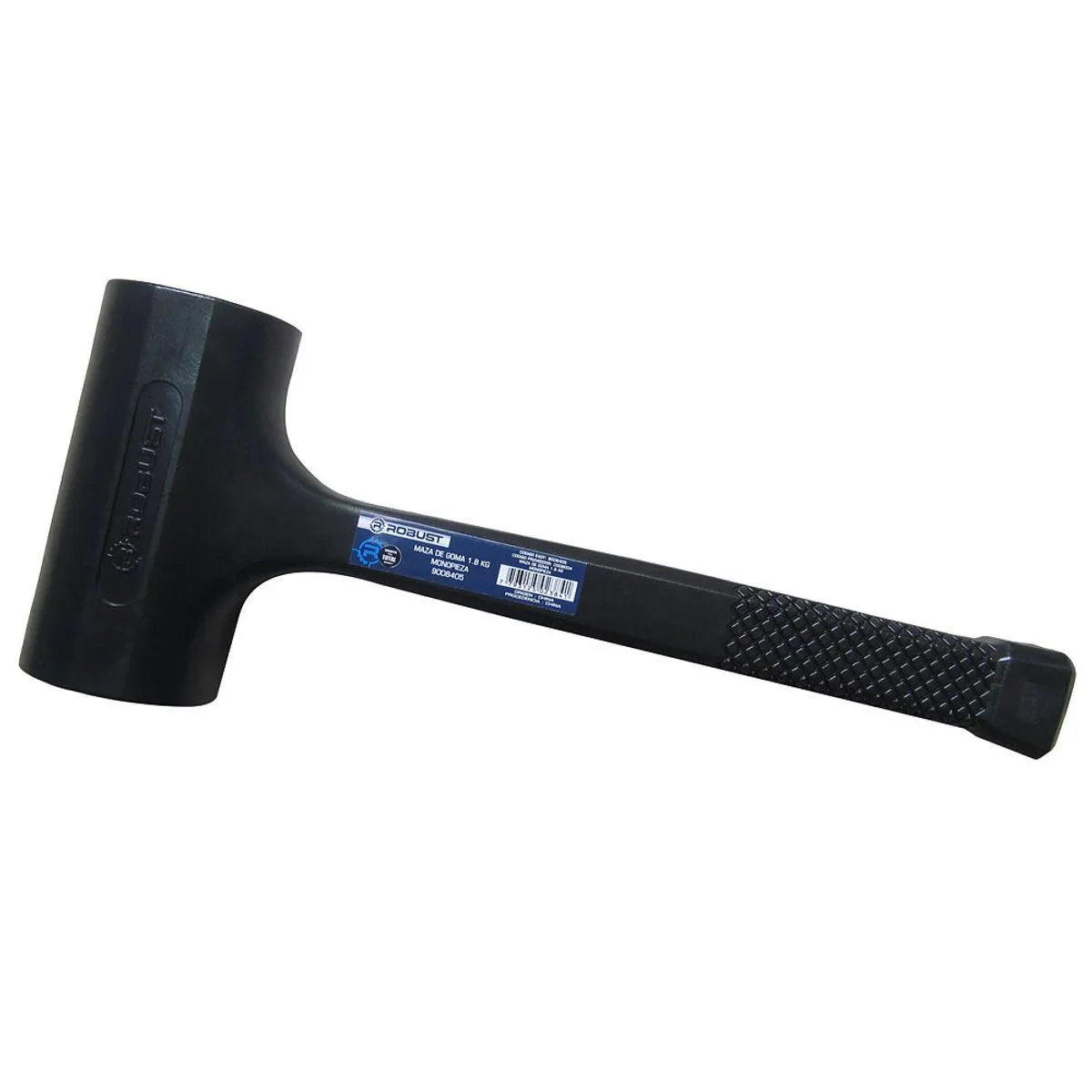 Maza de Goma Mango de Fibra 1.8 Kg Robust