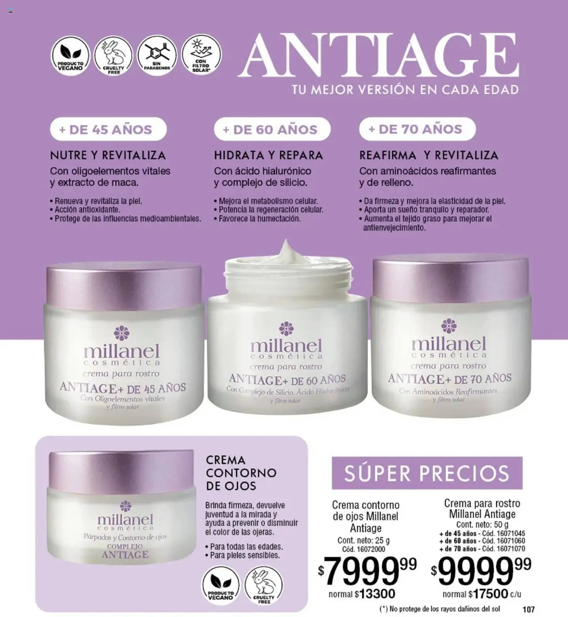Ofertas de Catálogo Millanel Cosmética 21 de julio al 18 de agosto 2025 - Página 107 del catálogo
