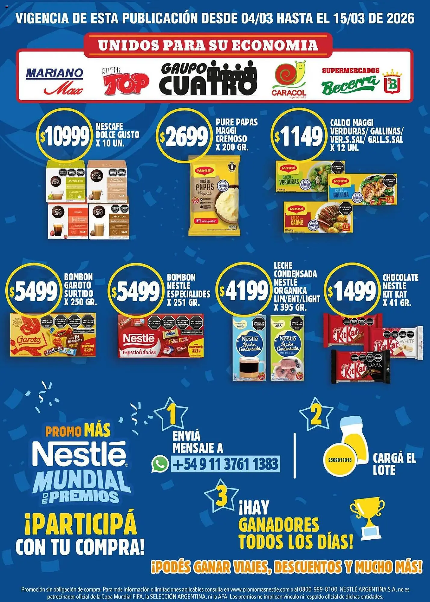 Ofertas de Catálogo Supermercados Mariano Max 3 de marzo al 16 de marzo 2026 - Página 12 del catálogo