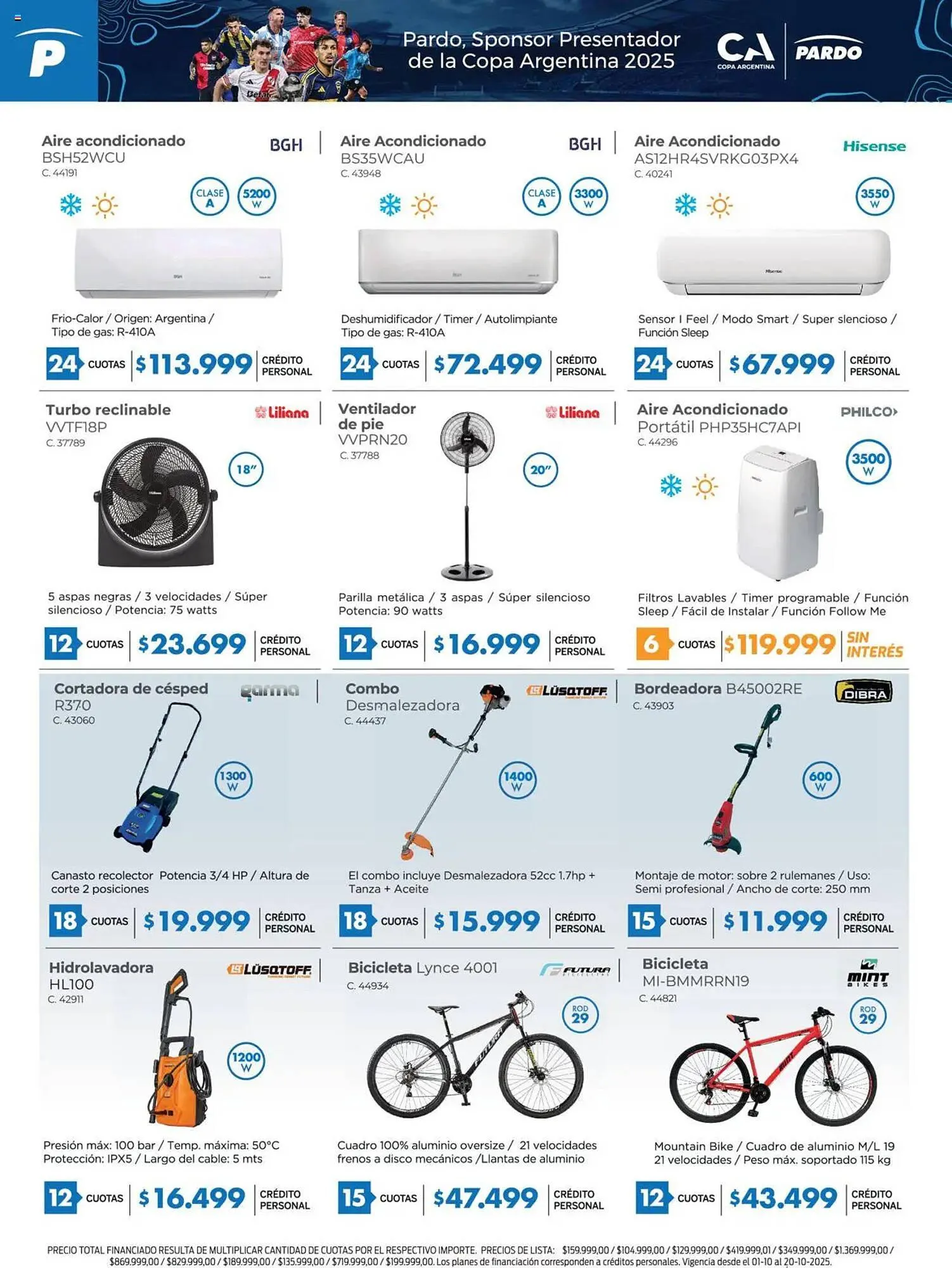 Ofertas de Catálogo Pardo Hogar 1 de octubre al 20 de octubre 2025 - Página 6 del catálogo