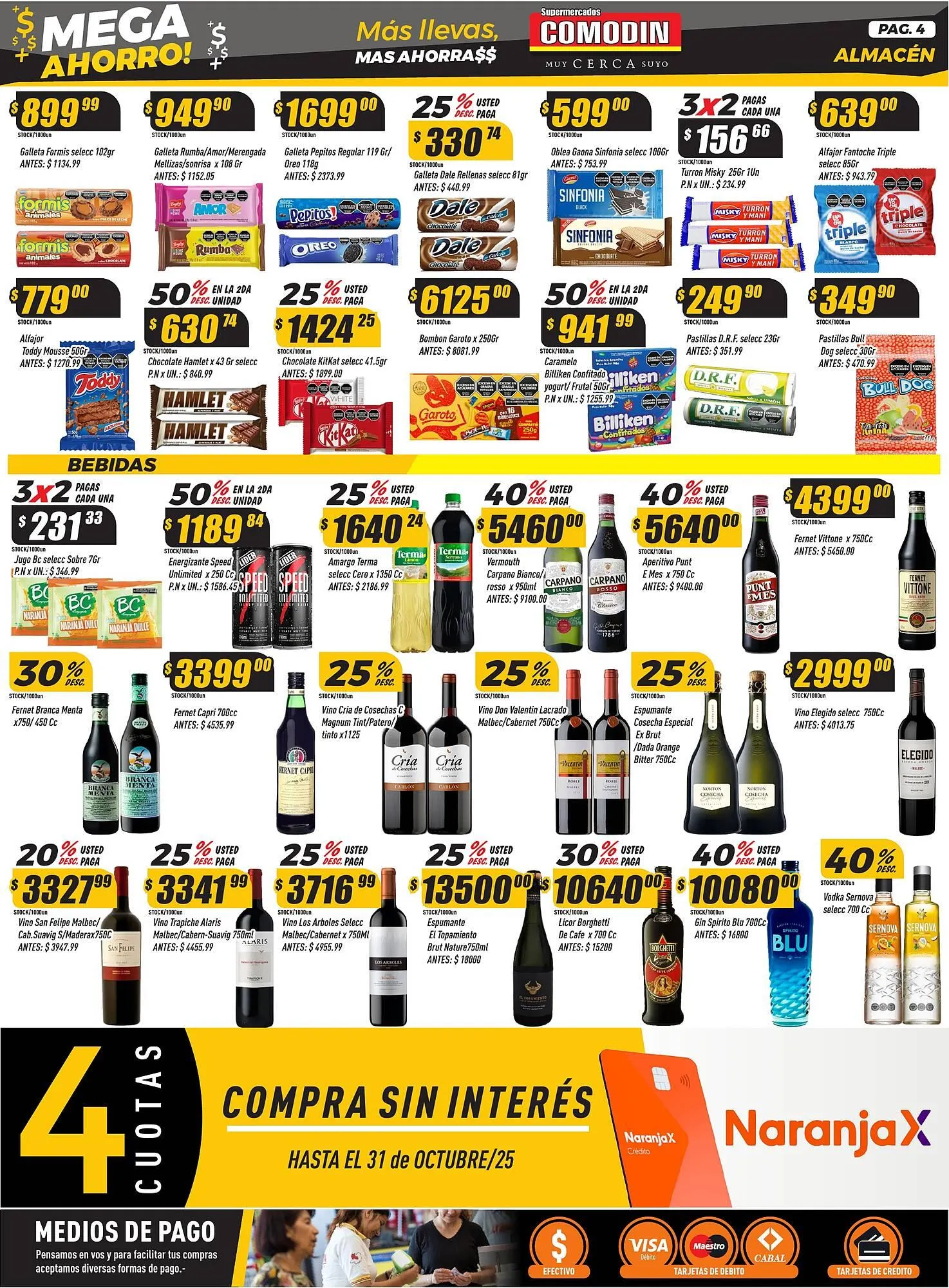 Ofertas de Catálogo Supermercados Comodin 3 de octubre al 9 de octubre 2025 - Página 4 del catálogo