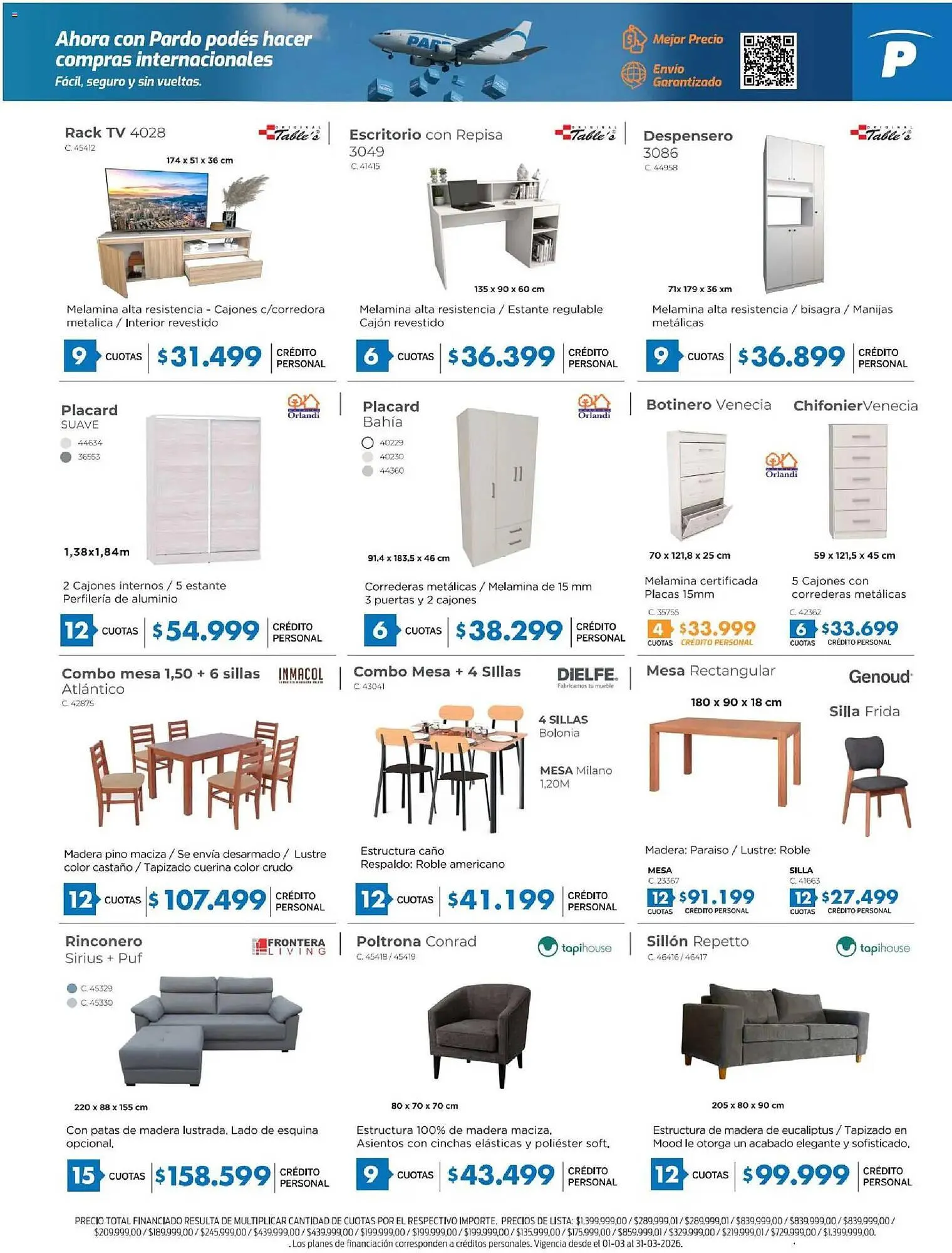 Ofertas de Catálogo Pardo Hogar 1 de marzo al 1 de abril 2026 - Página 11 del catálogo