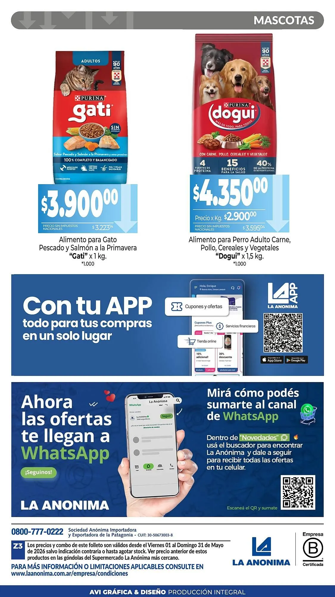 Ofertas de Catálogo La Anonima 4 de mayo al 31 de mayo 2026 - Página 12 del catálogo