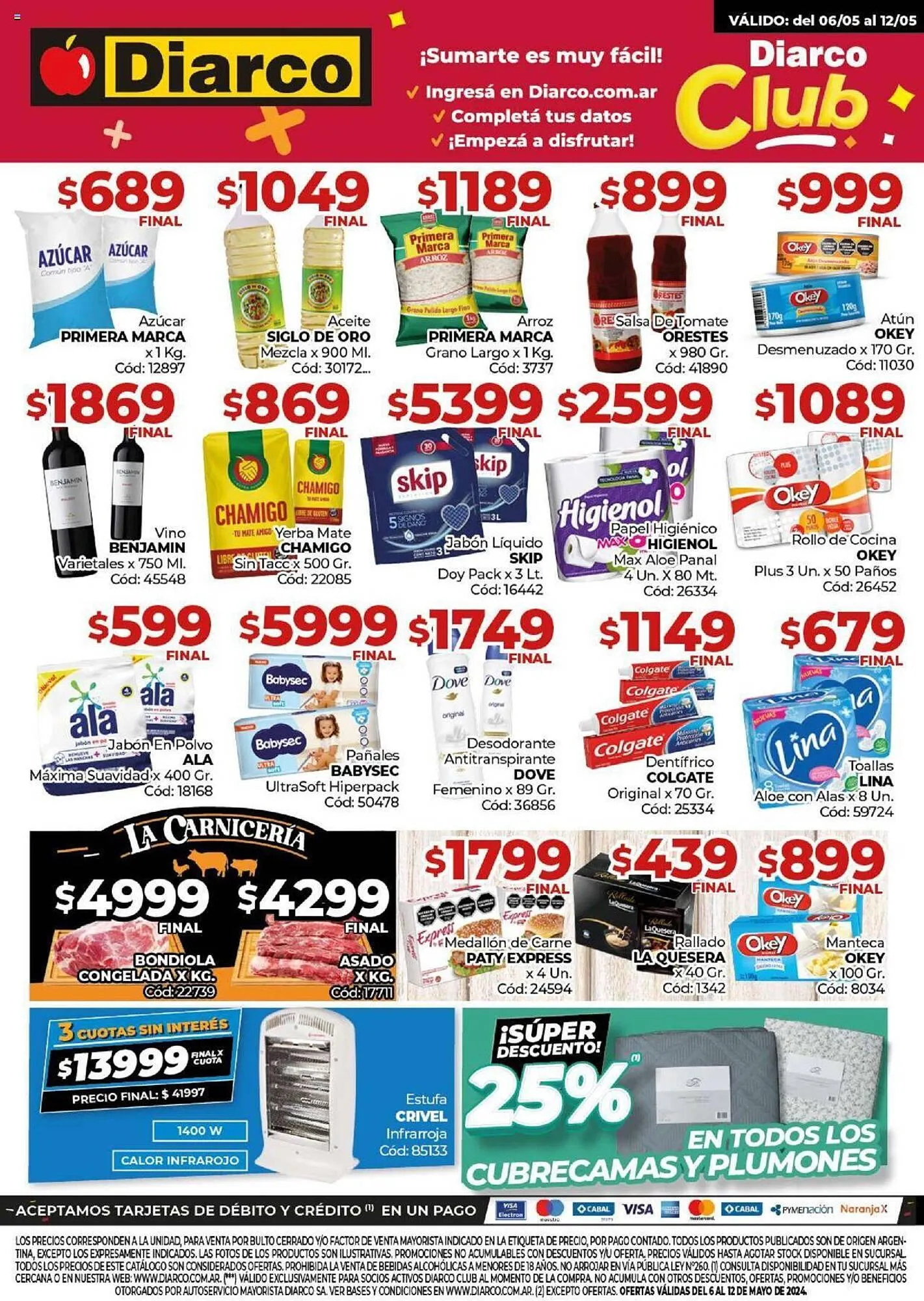 Ofertas de Catálogo Diarco 6 de mayo al 12 de mayo 2024 - Página 1 del catálogo