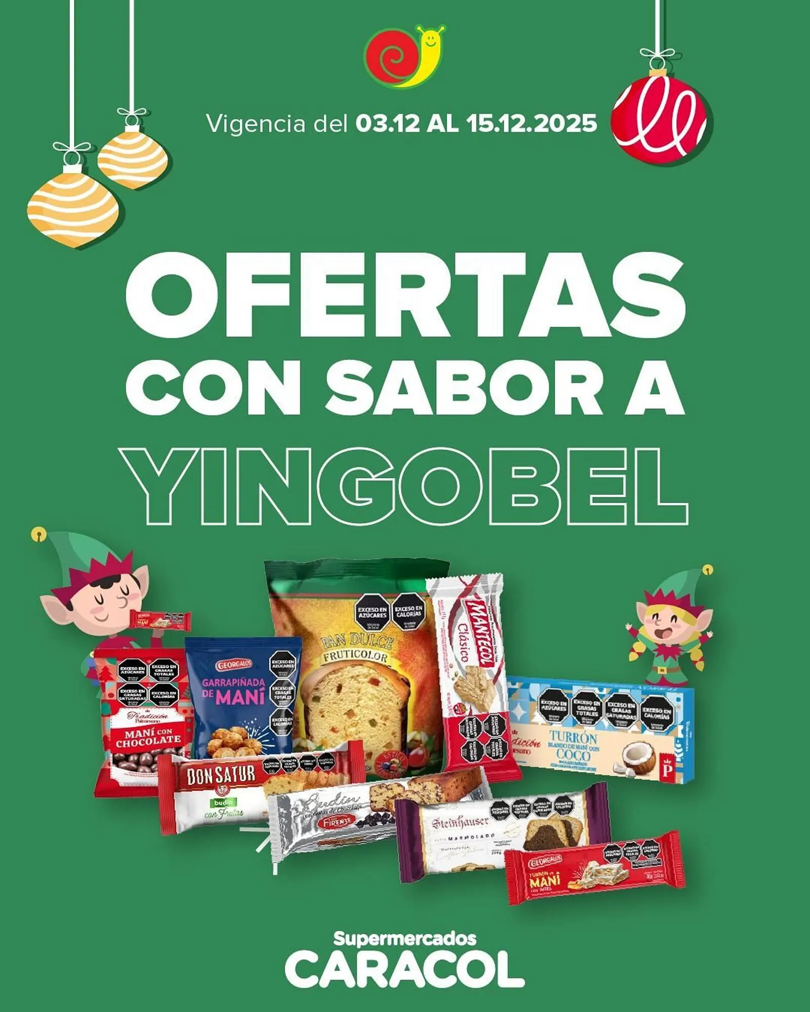 Ofertas de Catálogo Supermercados Caracol 5 de diciembre al 15 de diciembre 2025 - Página 1 del catálogo