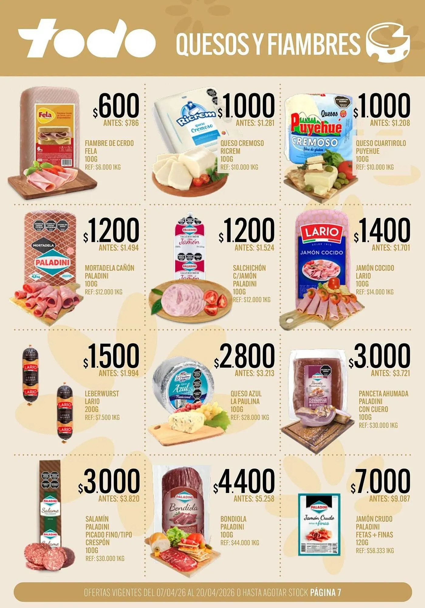 Ofertas de Catálogo Supermercados Todo 7 de abril al 20 de abril 2026 - Página 7 del catálogo