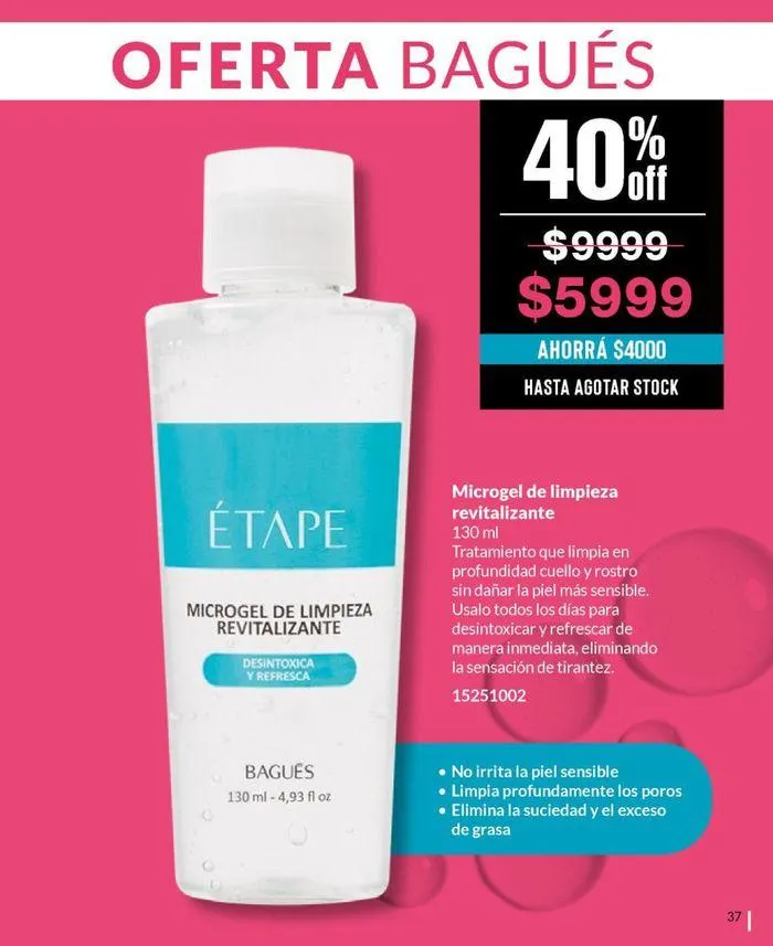 Ofertas de Ofertas Bagués Campaña 08 Argentina 10 de agosto al 24 de agosto 2024 - Página 46 del catálogo