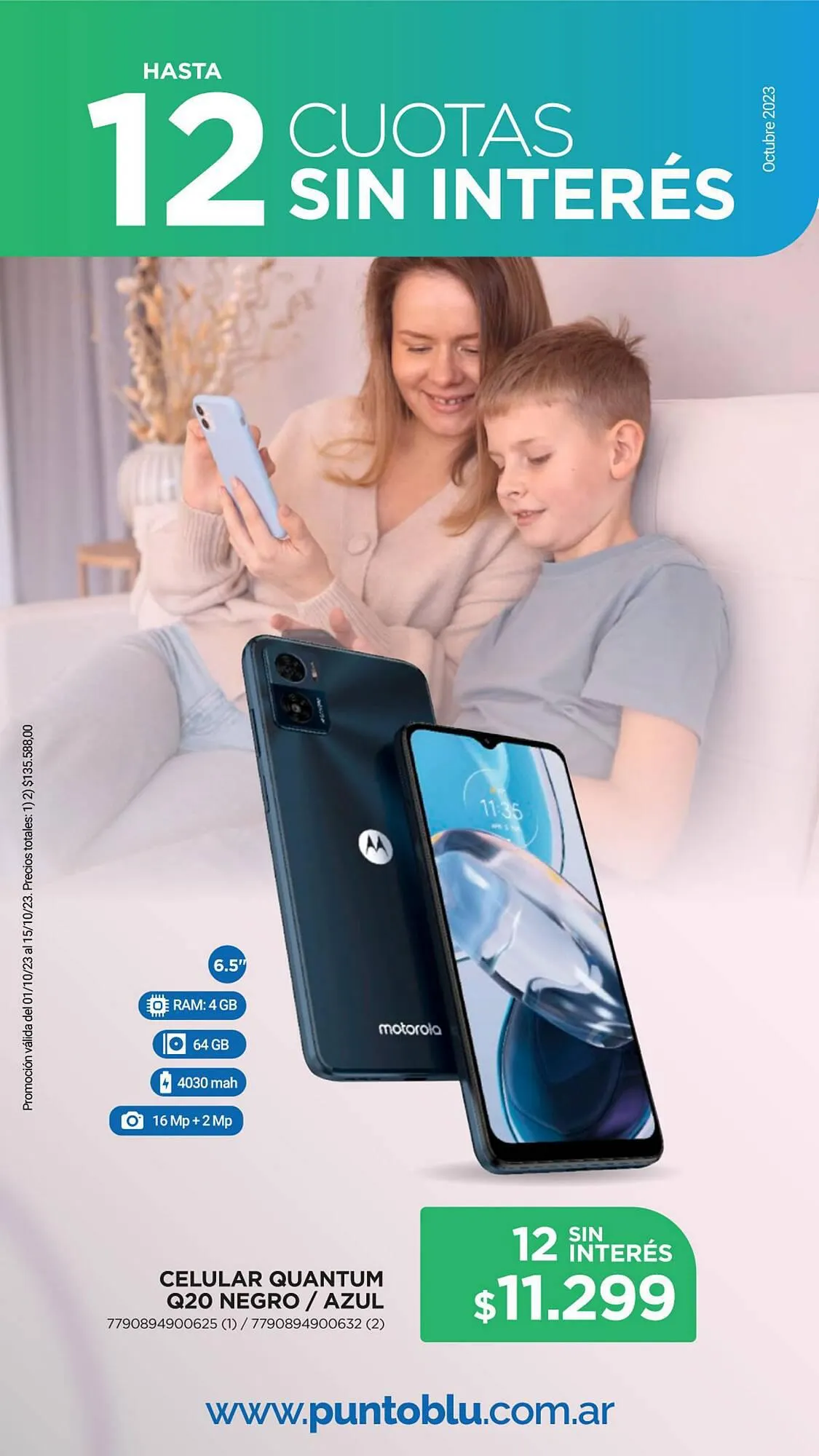 Ofertas de Catálogo Punto Blu 2 de octubre al 15 de octubre 2023 - Página 15 del catálogo