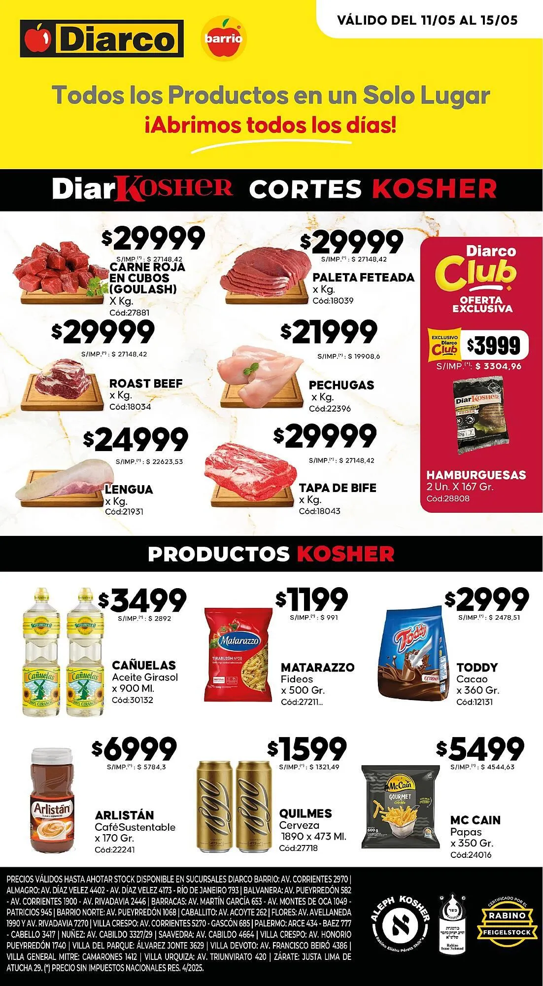 Ofertas de Catálogo Diarco 11 de mayo al 15 de mayo 2026 - Página 1 del catálogo