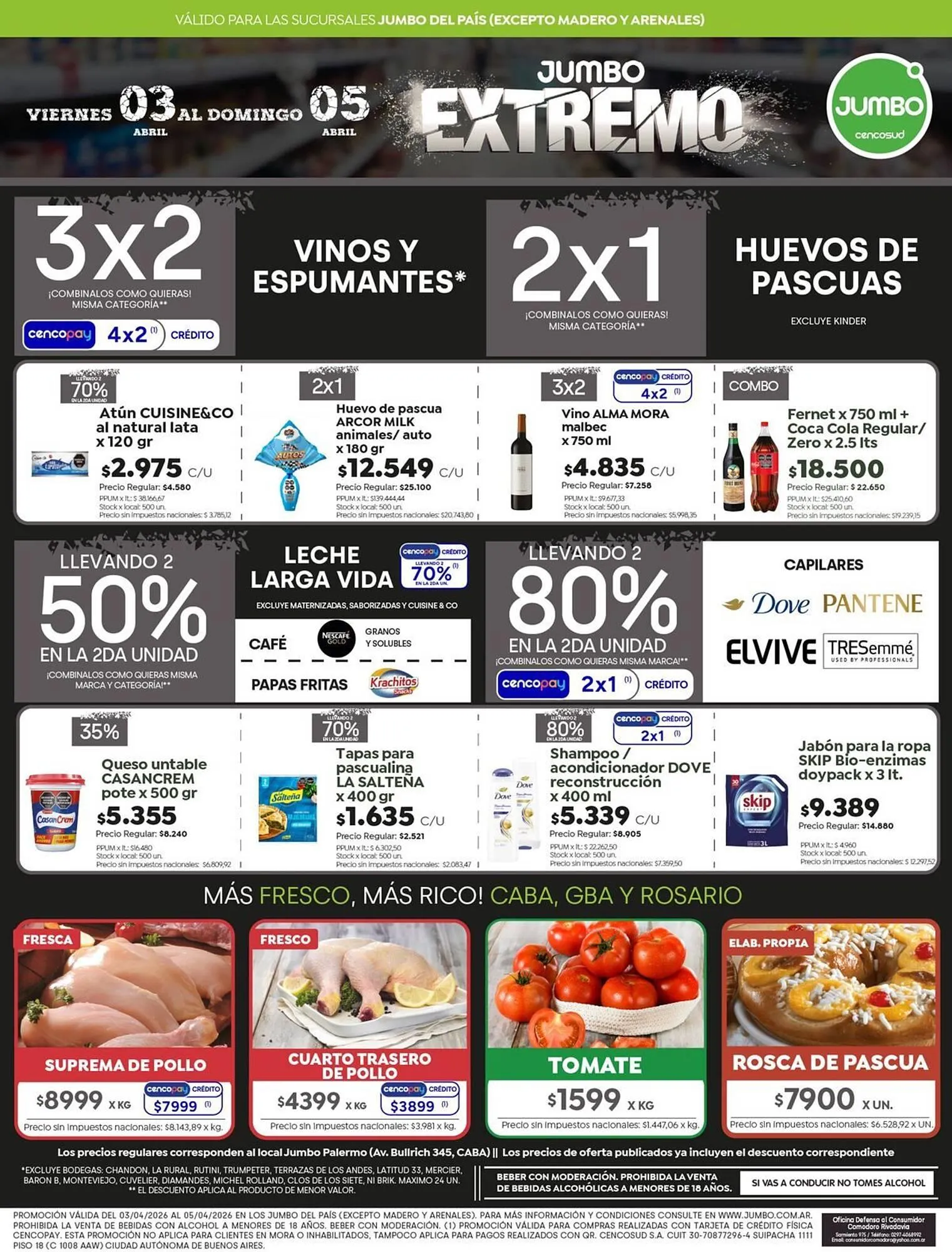 Ofertas de Catálogo Jumbo 3 de abril al 5 de abril 2026 - Página 1 del catálogo
