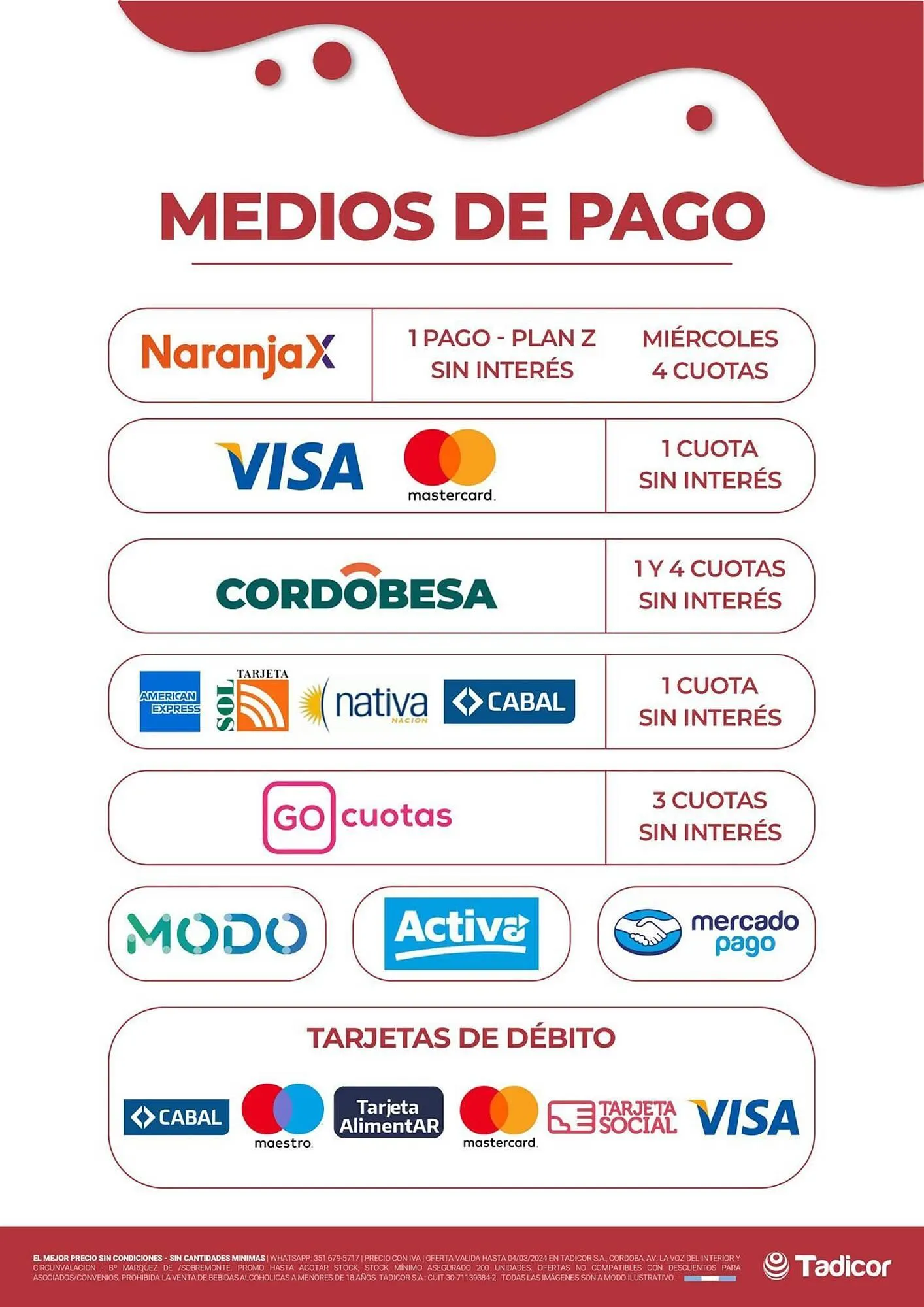 Ofertas de Catálogo Supermercados Tadicor 24 de abril al 5 de mayo 2025 - Página 6 del catálogo