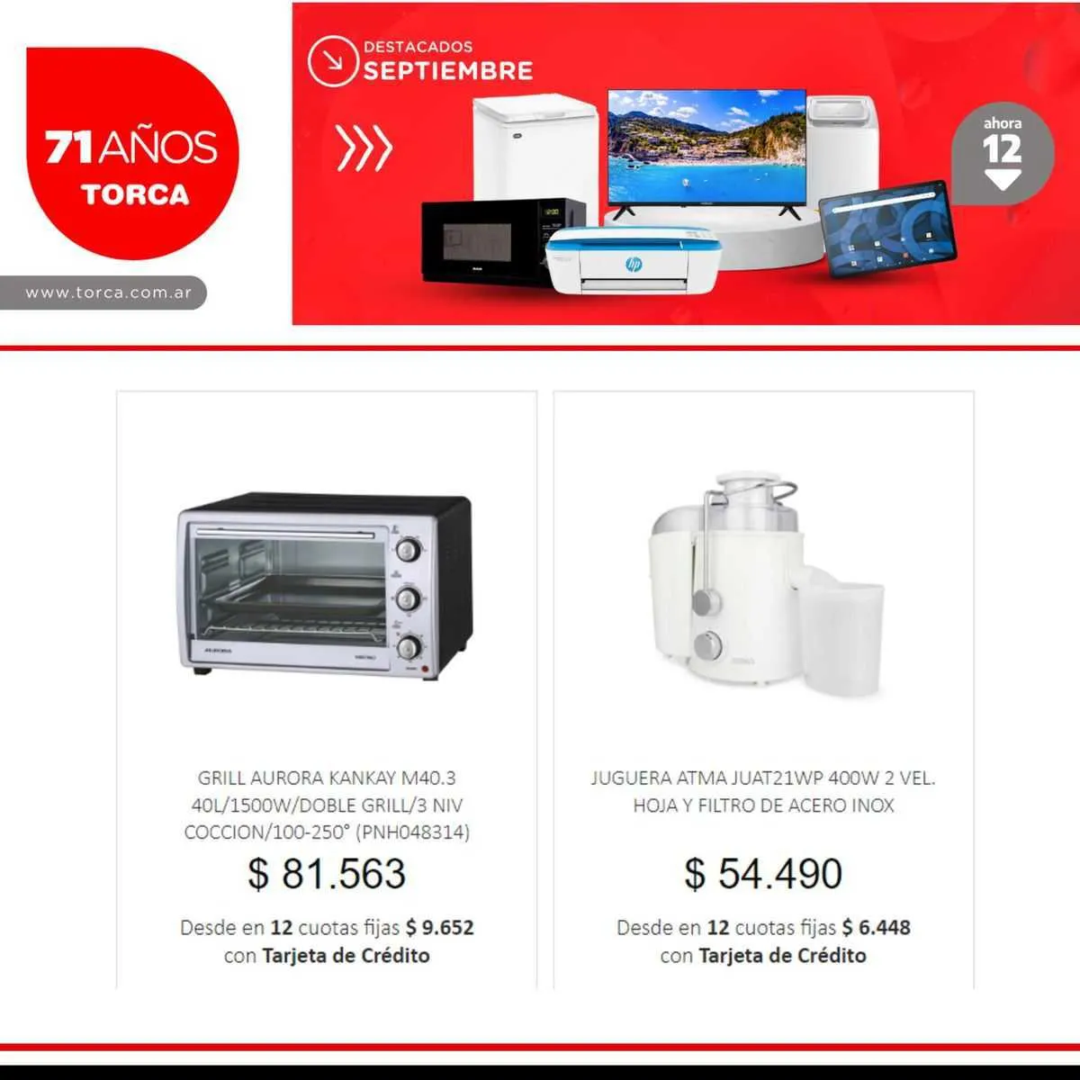 Ofertas de Catálogo Torca Hogar 1 de septiembre al 15 de octubre 2023 - Página 7 del catálogo