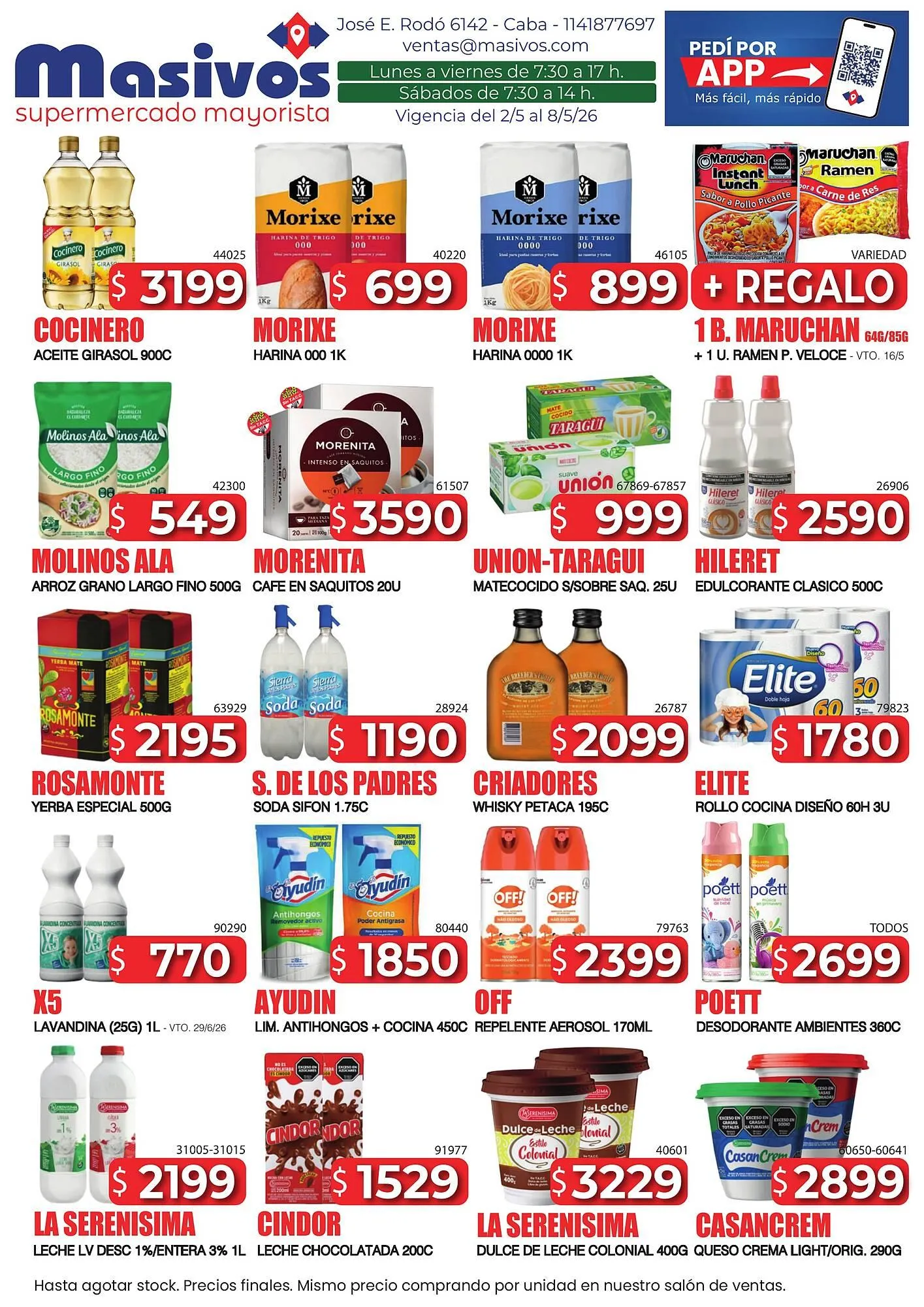 Ofertas de Catálogo Masivos 2 de mayo al 8 de mayo 2026 - Página 1 del catálogo