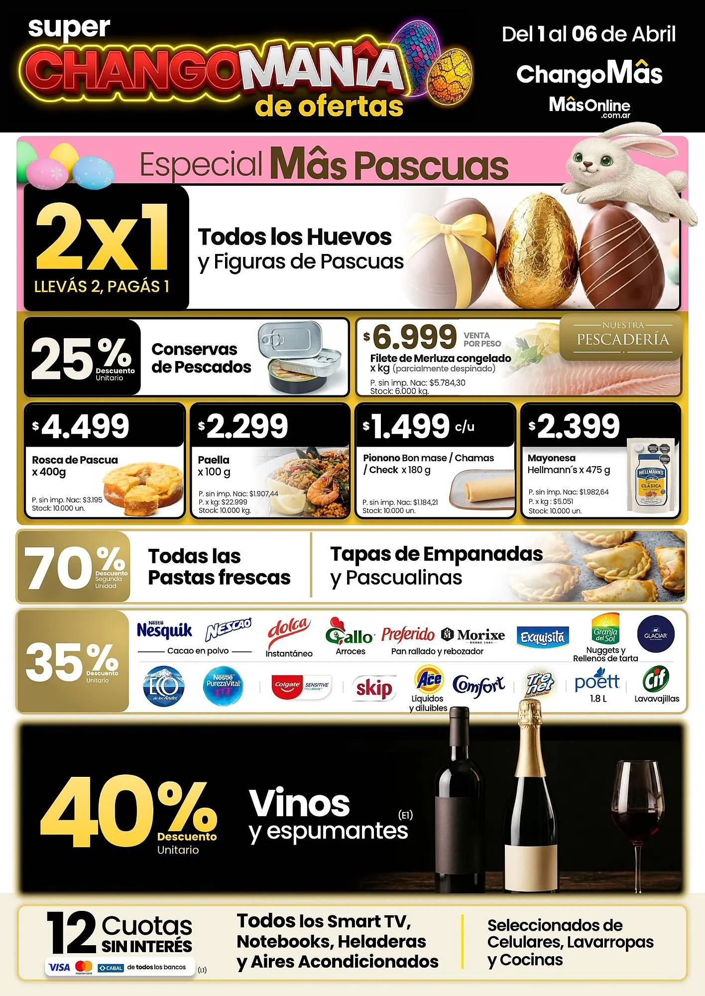 Ofertas de Catálogo Changomas 1 de abril al 6 de abril 2026 - Página 1 del catálogo