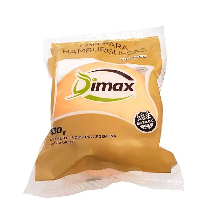 Pan de Hamburguesa Sin TACC X 130 Gr - PAN HAMBURG S/TACC PANDX130GR