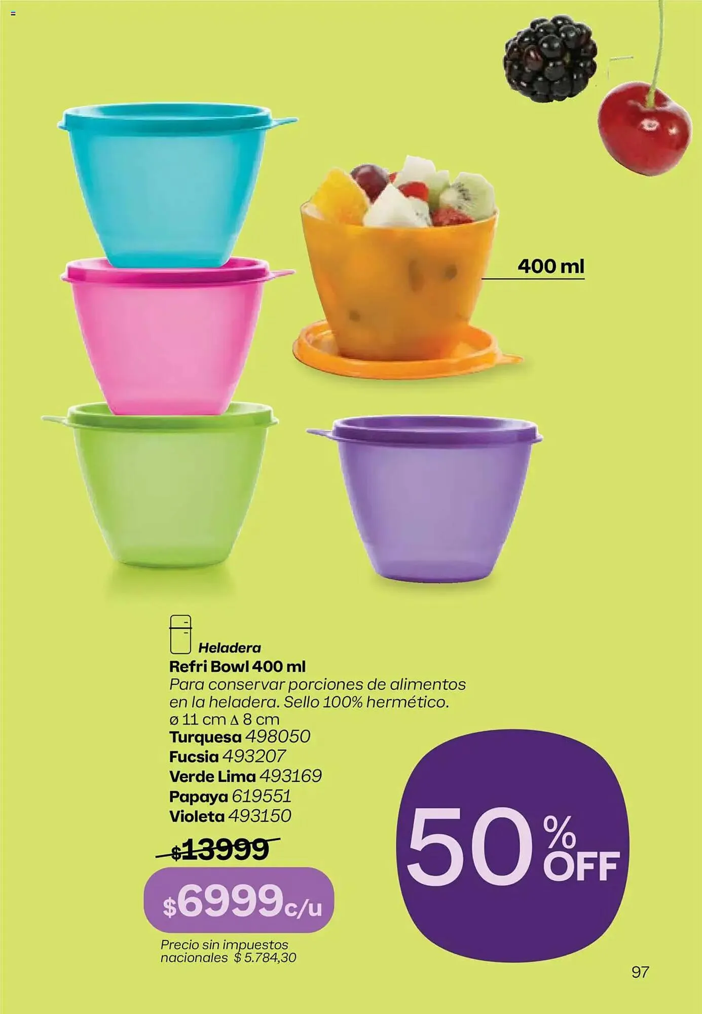 Ofertas de Catálogo Tupperware 9 de julio al 23 de julio 2025 - Página 98 del catálogo
