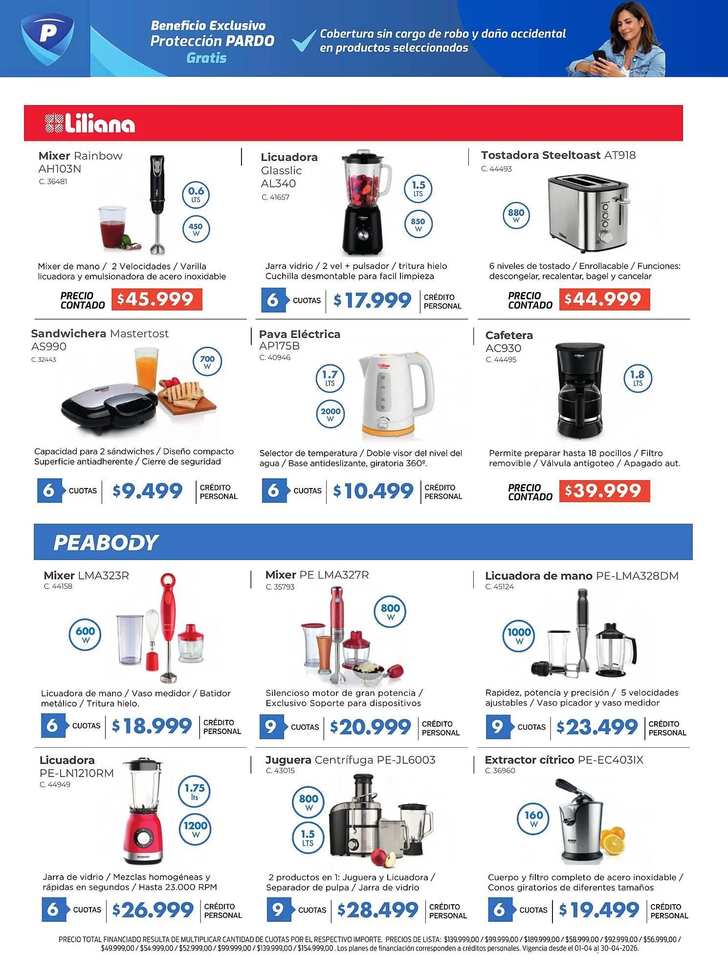 Ofertas de Catálogo Pardo Hogar 7 de abril al 30 de abril 2026 - Página 10 del catálogo