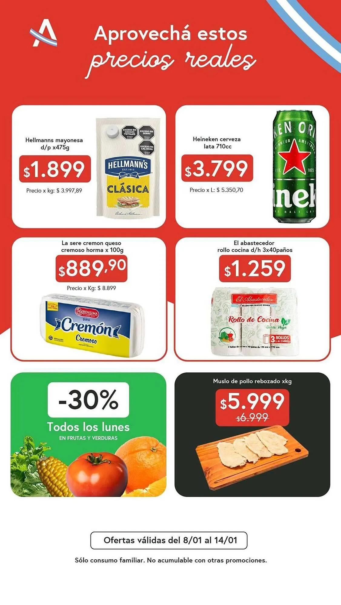 Ofertas de Catálogo El Abastecedor 8 de enero al 14 de enero 2026 - Página 1 del catálogo