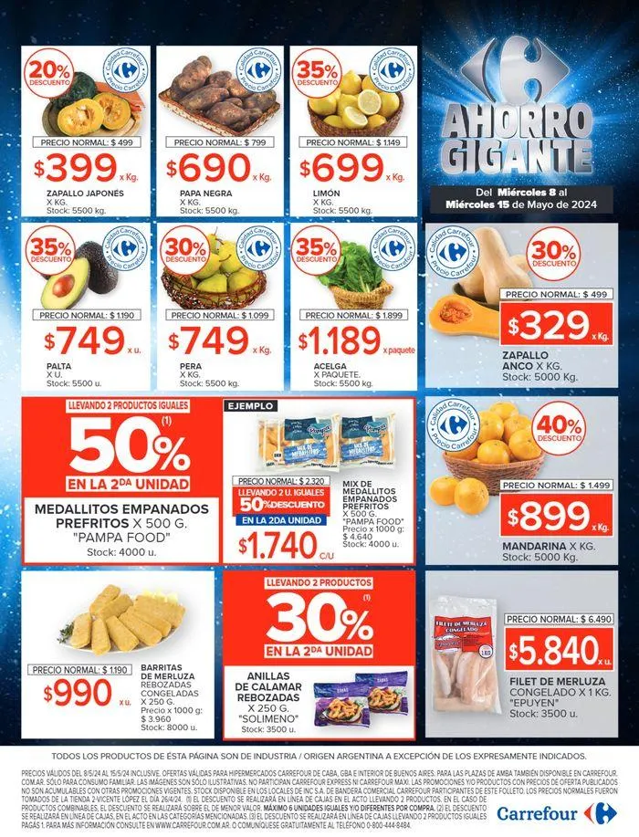 Ofertas de Catálogo Ahorro Gigante Hiper BS AS 8 de mayo al 15 de mayo 2024 - Página 3 del catálogo