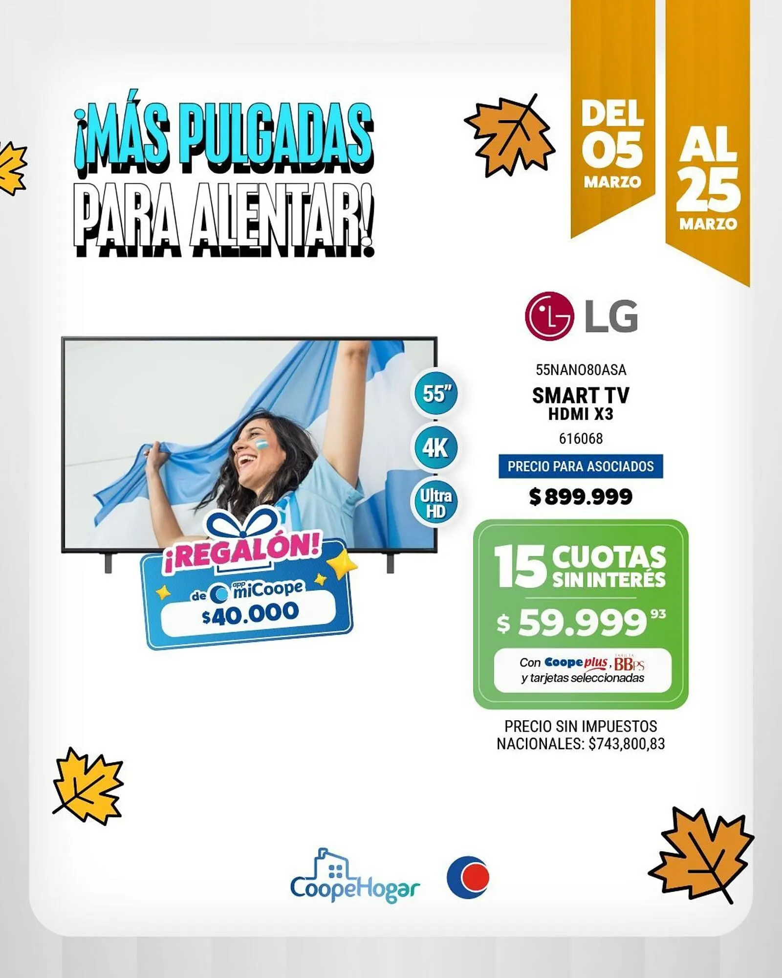 Ofertas de Catálogo Cooperativa Obrera 9 de marzo al 25 de marzo 2026 - Página 3 del catálogo