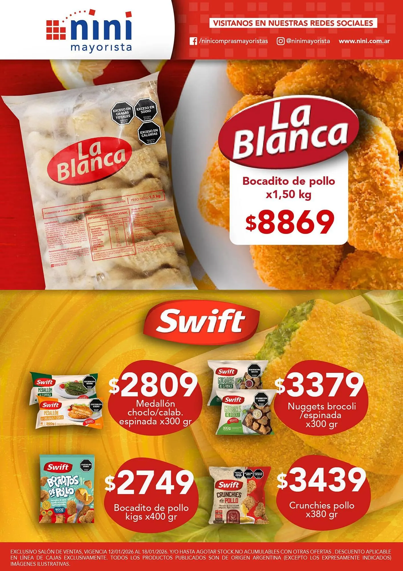 Ofertas de Catálogo Nini Mayorista 12 de enero al 18 de enero 2026 - Página 1 del catálogo