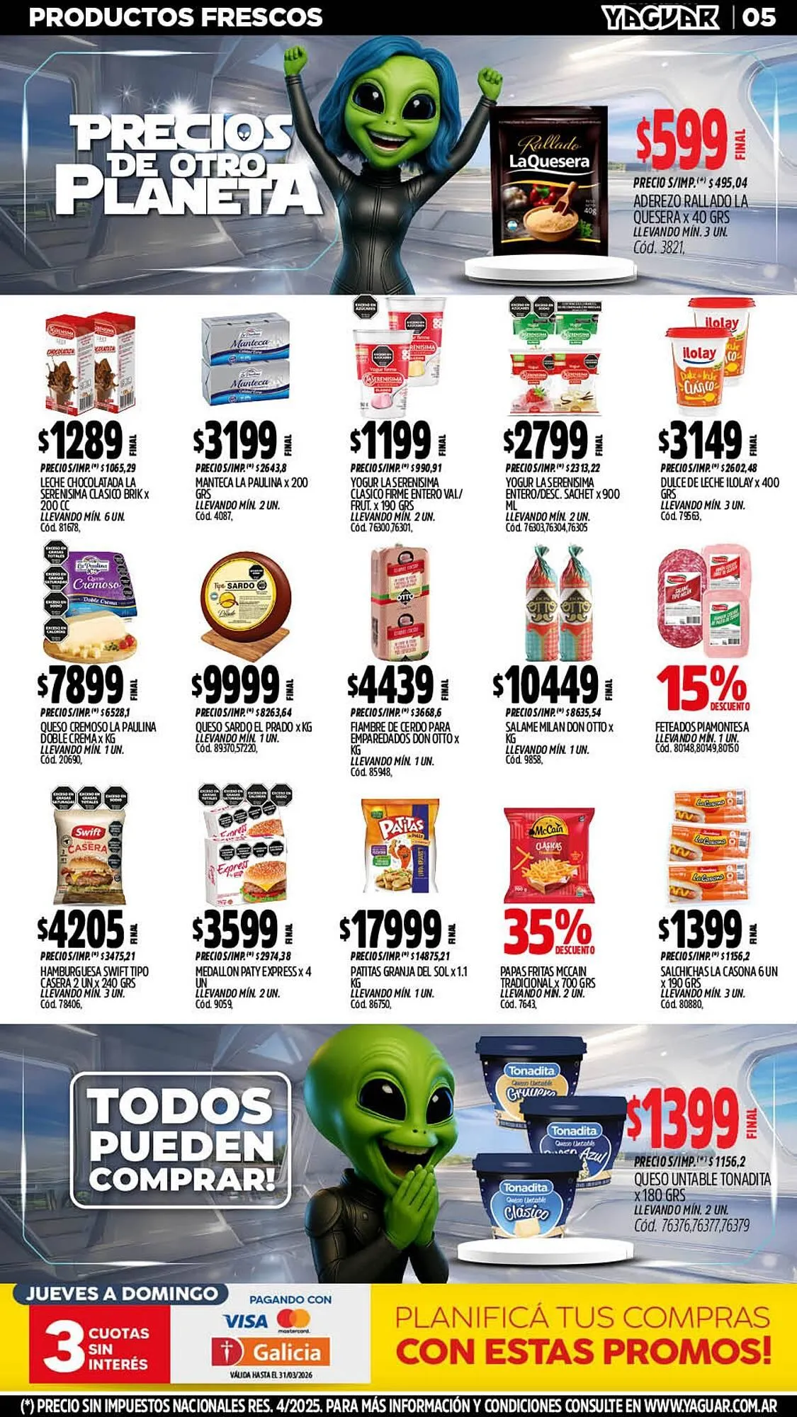 Ofertas de Catálogo Supermercados Yaguar 9 de marzo al 15 de marzo 2026 - Página 5 del catálogo