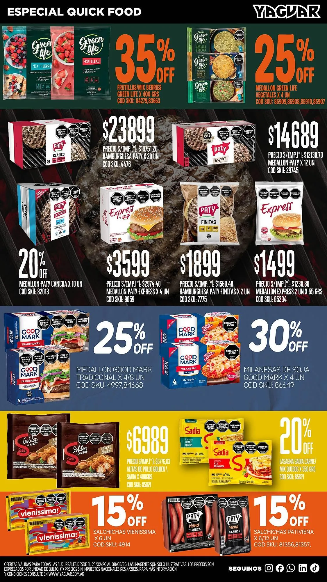 Ofertas de Catálogo Supermercados Yaguar 23 de febrero al 8 de marzo 2026 - Página 2 del catálogo